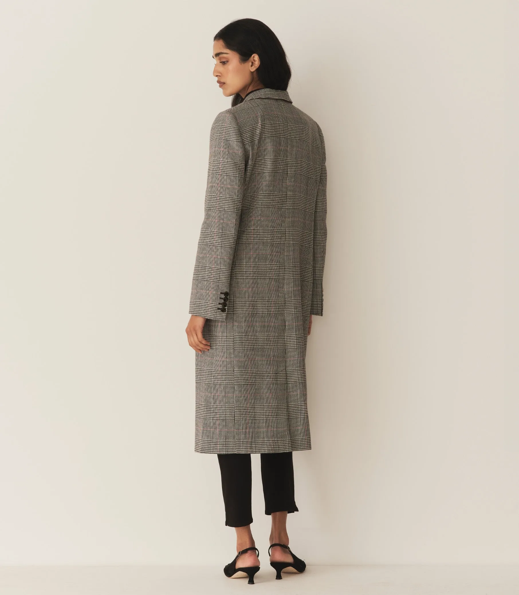 HMD -- BELLINGHAM COAT -- WICKHAM HOUNDSTOOTH PLAID sold by Doen product image thumbnail 5