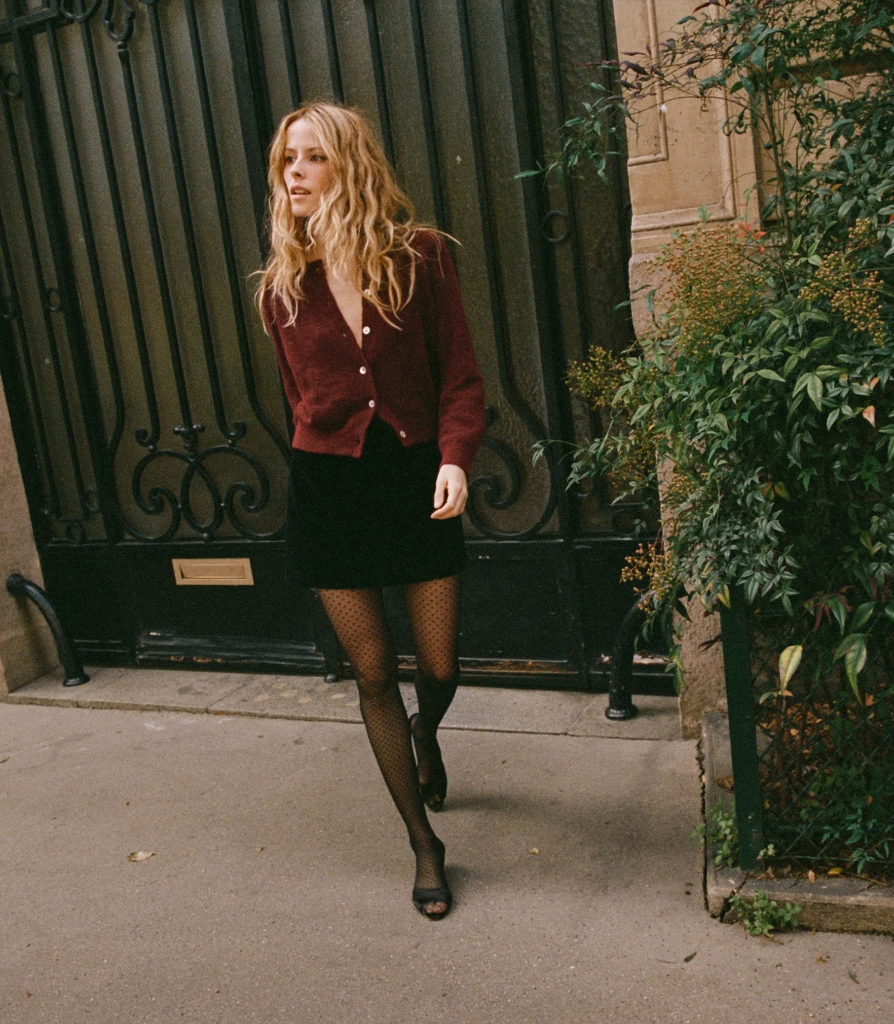 HMD -- PETRA CARDIGAN -- BORDEAUX sold by Doen product image thumbnail 4