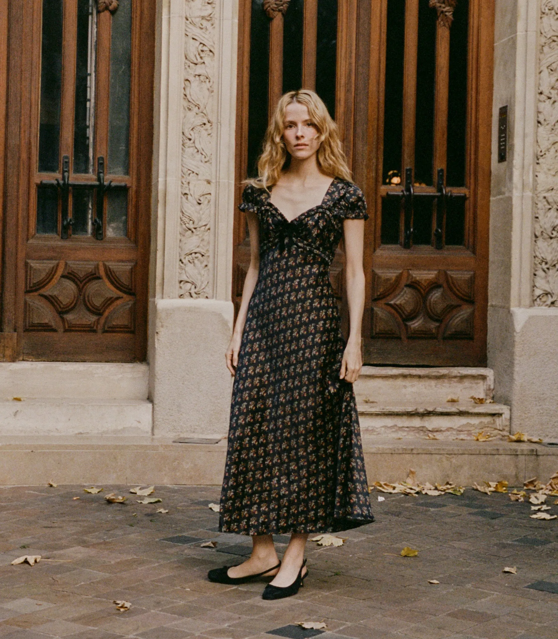 HMD -- MARYBELL DRESS -- DELPHINIUM FLORAL sold by Doen product image thumbnail 2