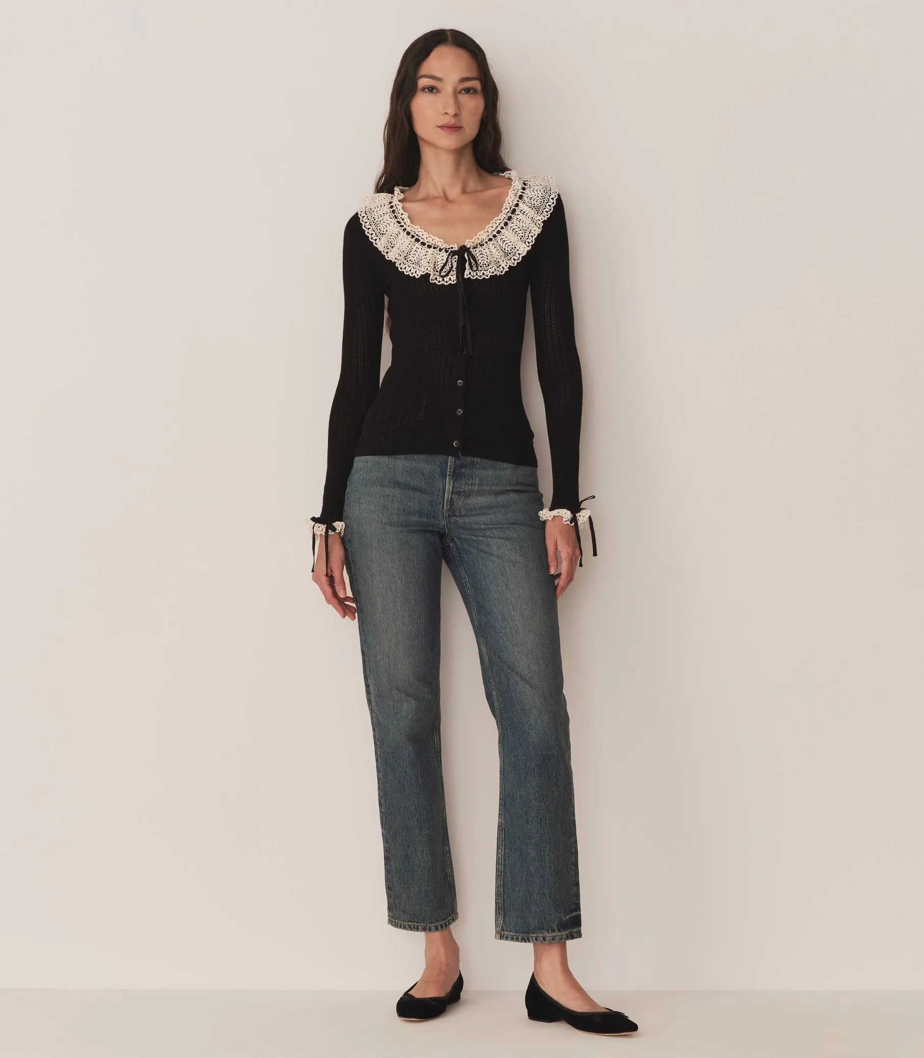 HMD -- EVETTE TOP -- BLACK sold by Doen product image thumbnail 2