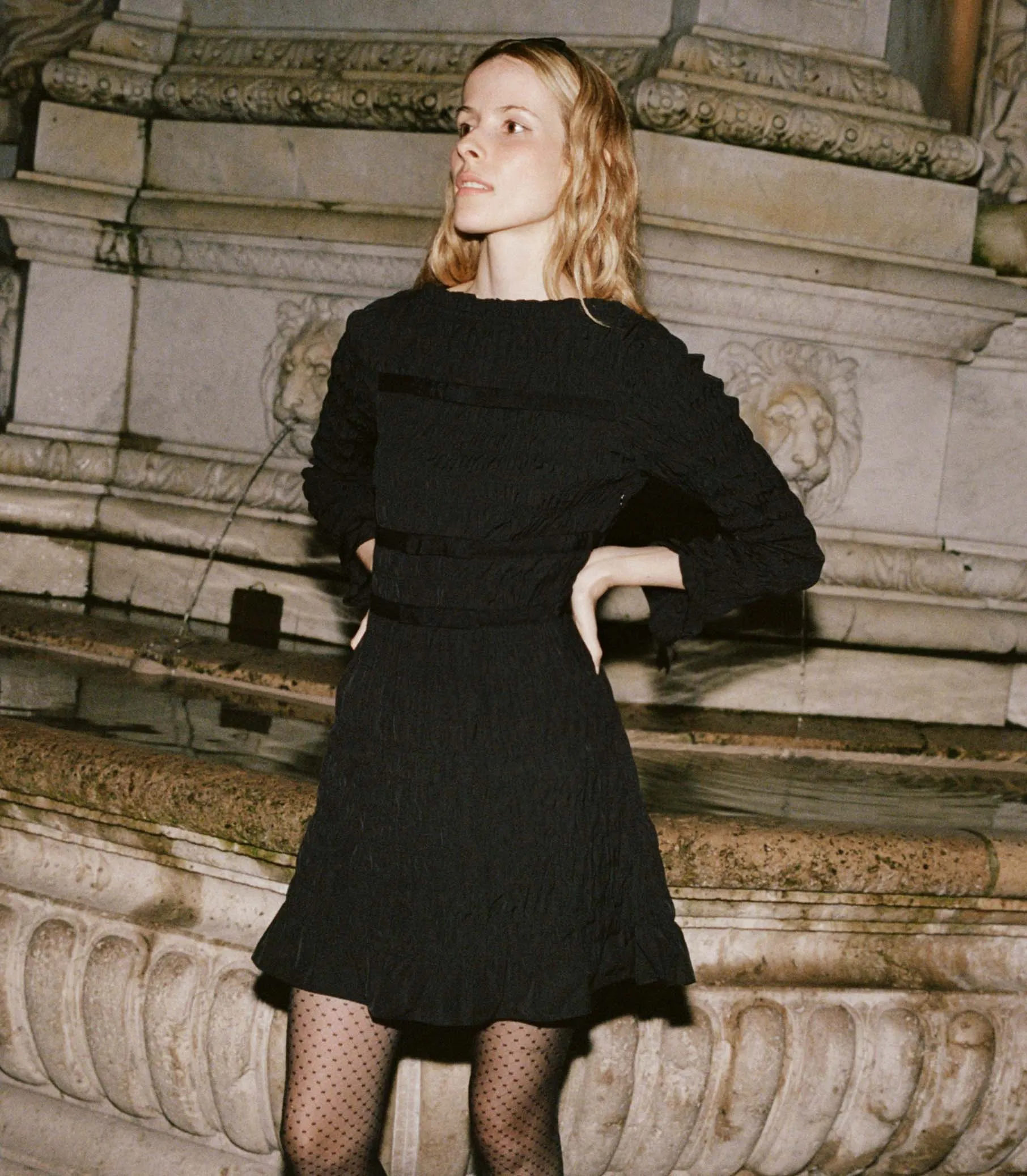 HMD -- CECILLIA DRESS -- BLACK sold by Doen product image thumbnail 3
