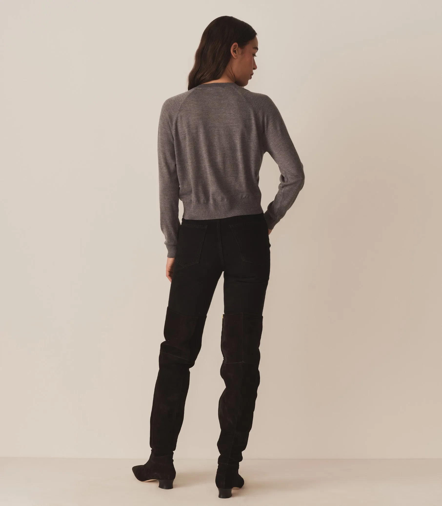 HMD -- CELINE CARDIGAN -- GREY sold by Doen product image thumbnail 4