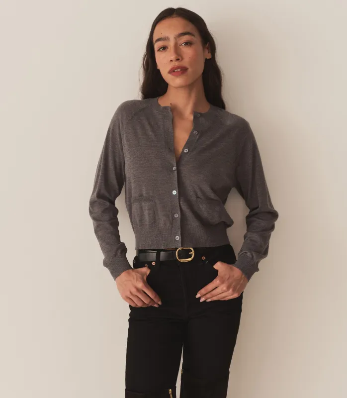 HMD -- CELINE CARDIGAN -- GREY sold by Doen