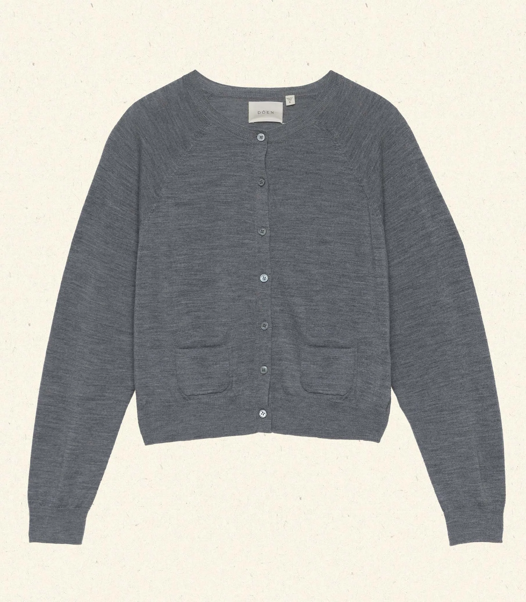 HMD -- CELINE CARDIGAN -- GREY sold by Doen product image thumbnail 5