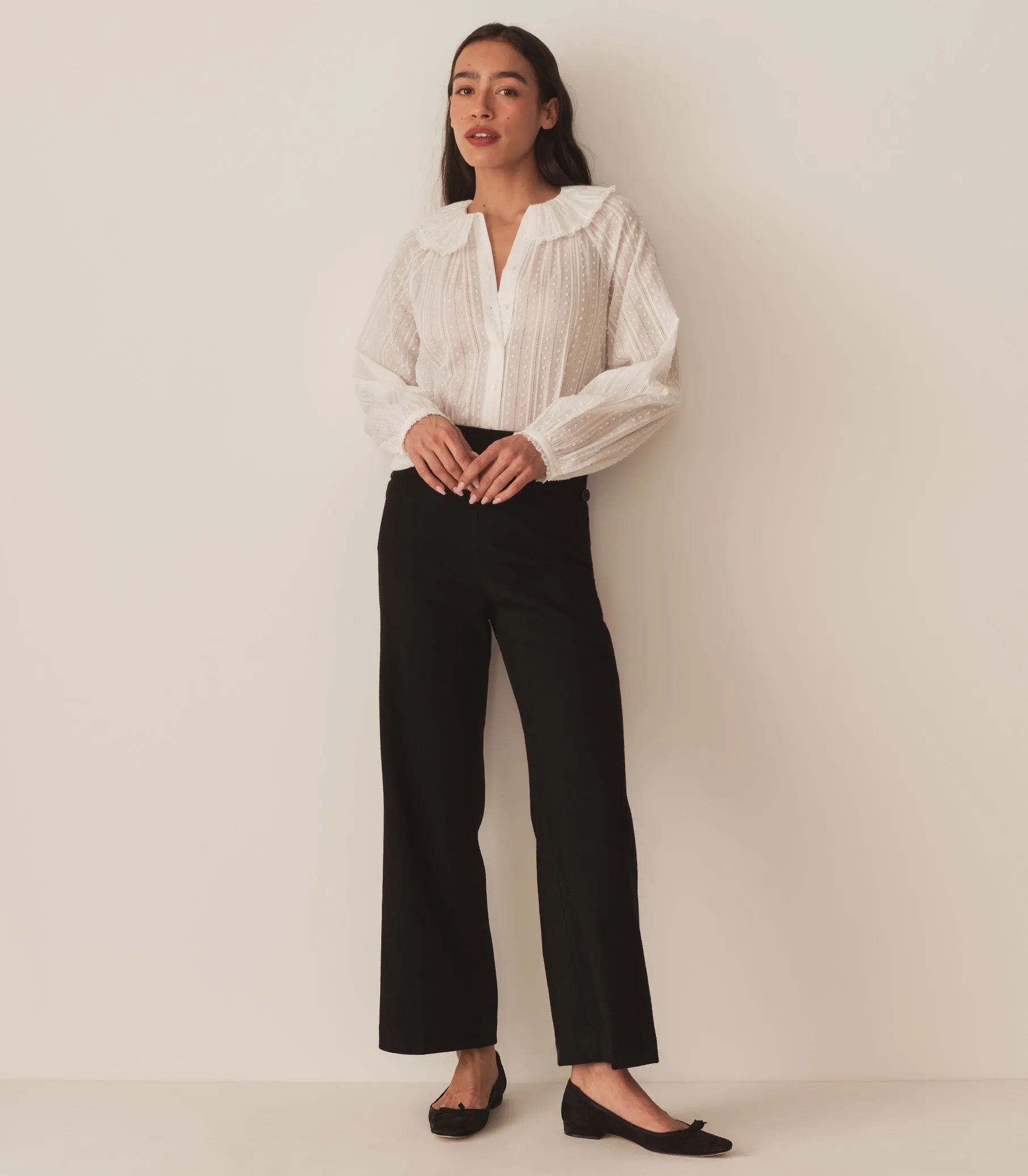 HMD -- JACEY TOP -- SALT sold by Doen product image thumbnail 3