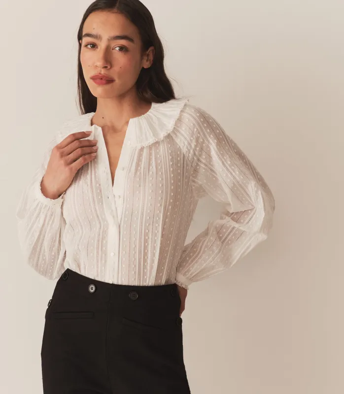 HMD -- JACEY TOP -- SALT sold by Doen