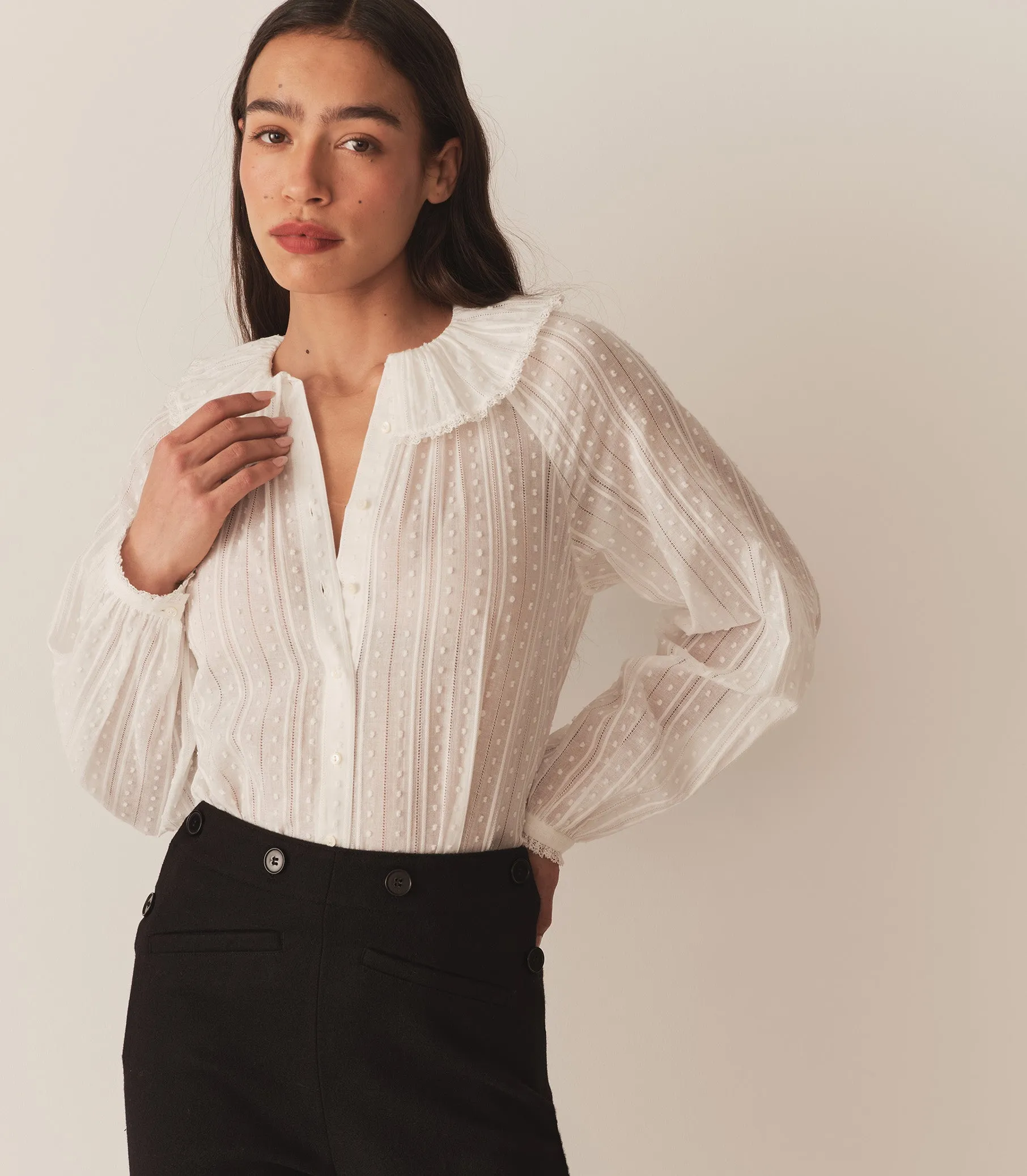 HMD -- JACEY TOP -- SALT sold by Doen