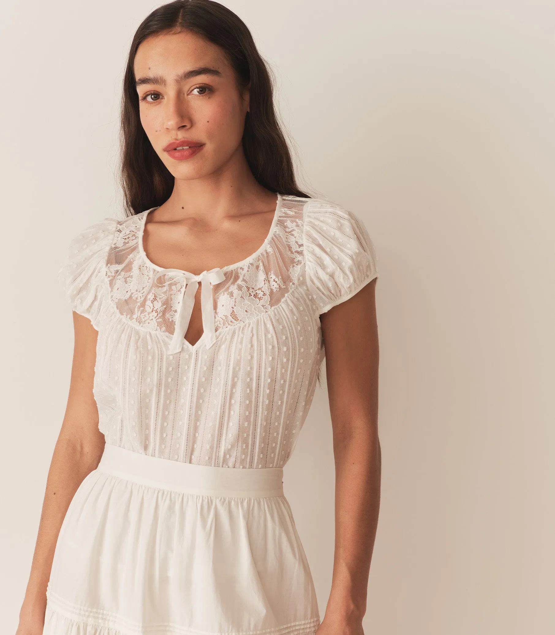 HMD -- CAMRI TOP -- SALT sold by Doen product image thumbnail 3