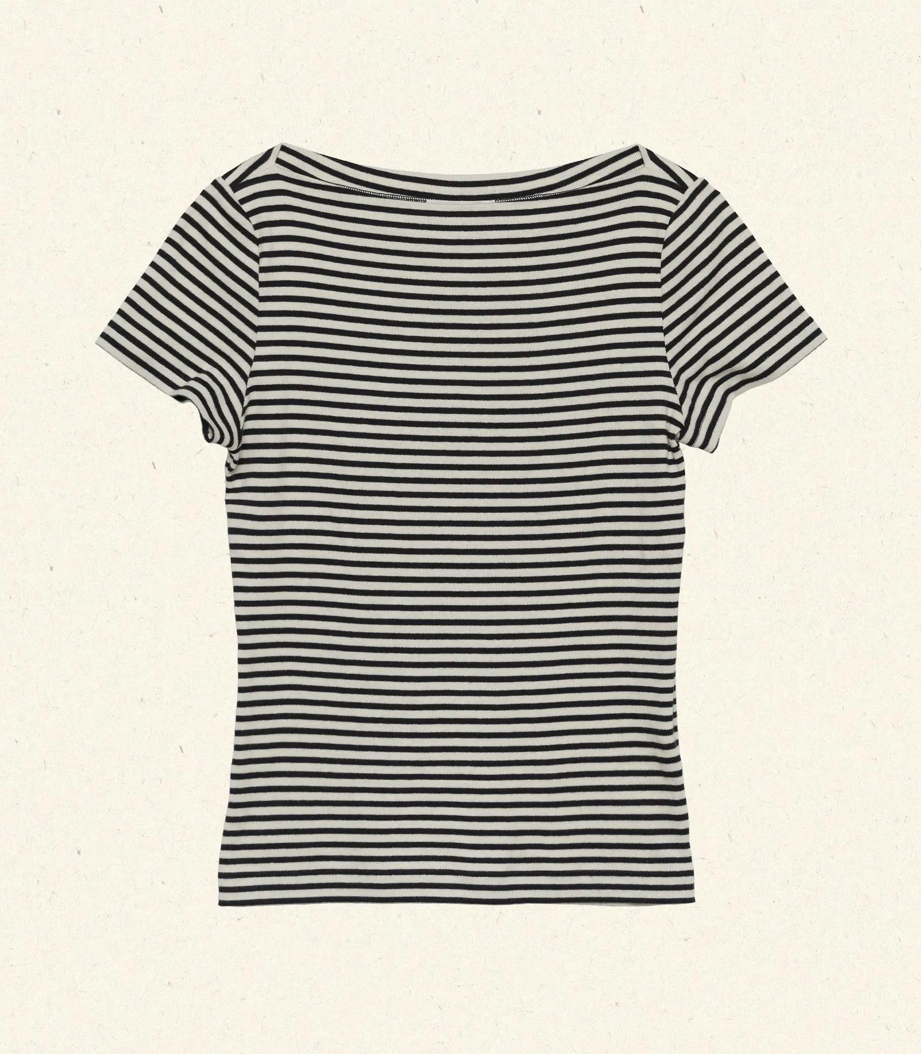 HMD -- PAULINE TEE -- BLACK VENETIA STRIPE sold by Doen product image thumbnail 5