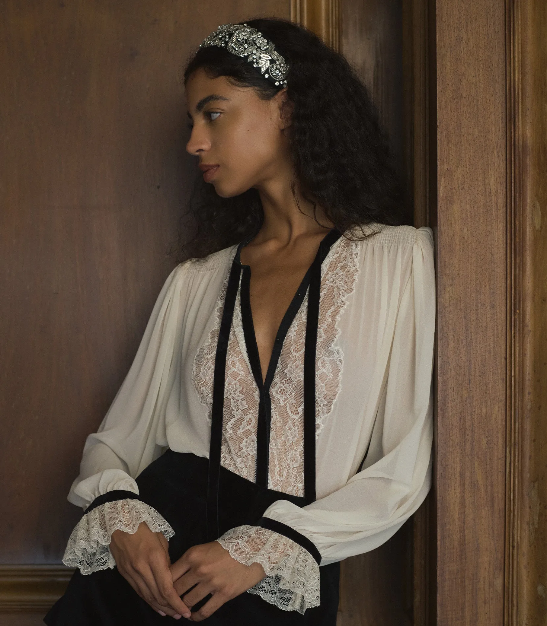 SESTRI HEADBAND -- JARDIN DE DUMONT sold by Doen