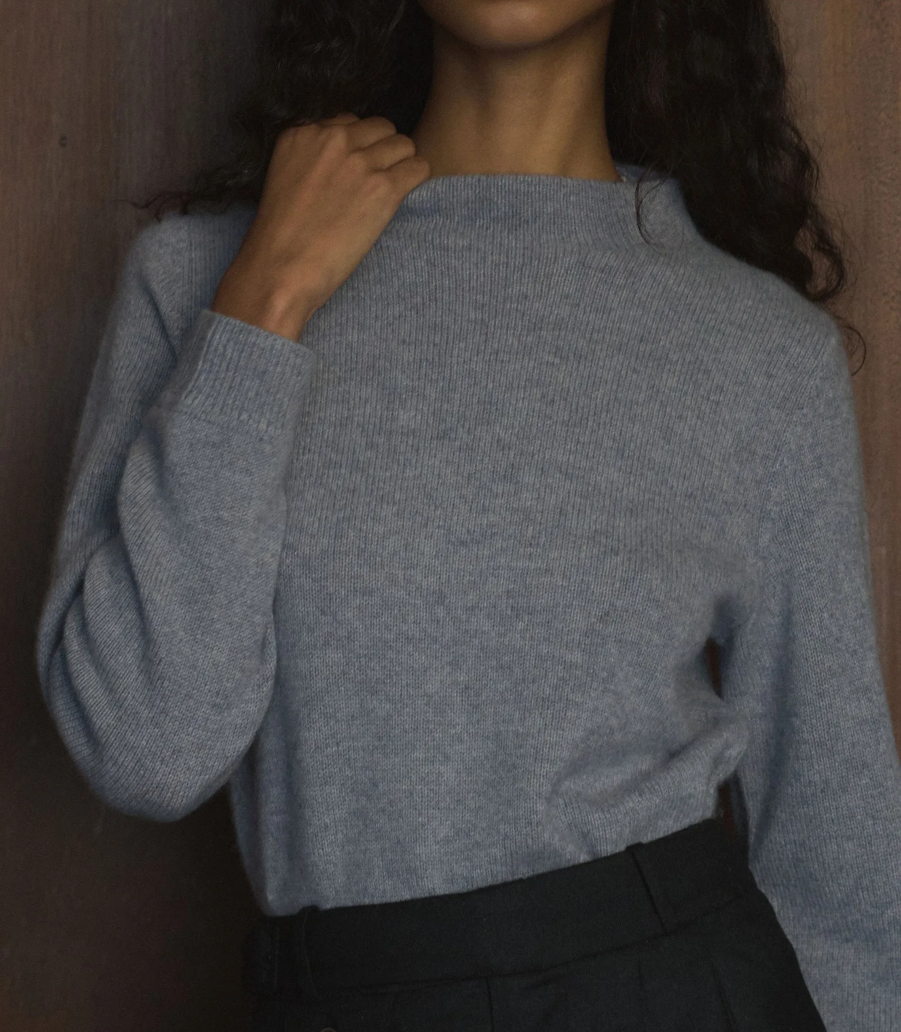 MAIRE CASHMERE SWEATER -- CLOUD GREY sold by Doen product image thumbnail 2