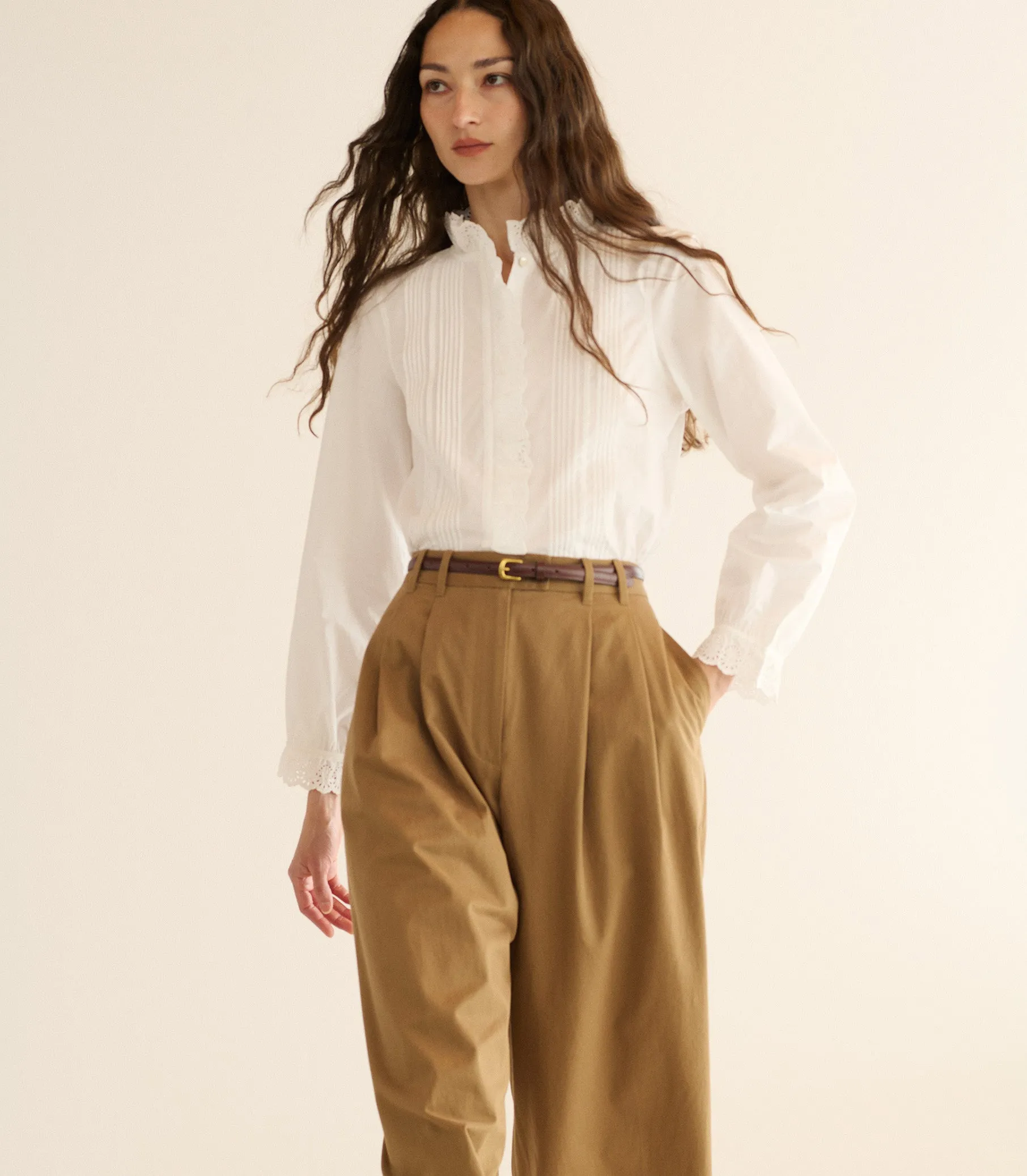 LEANDRA TOP -- SALT sold by Doen product image thumbnail 2