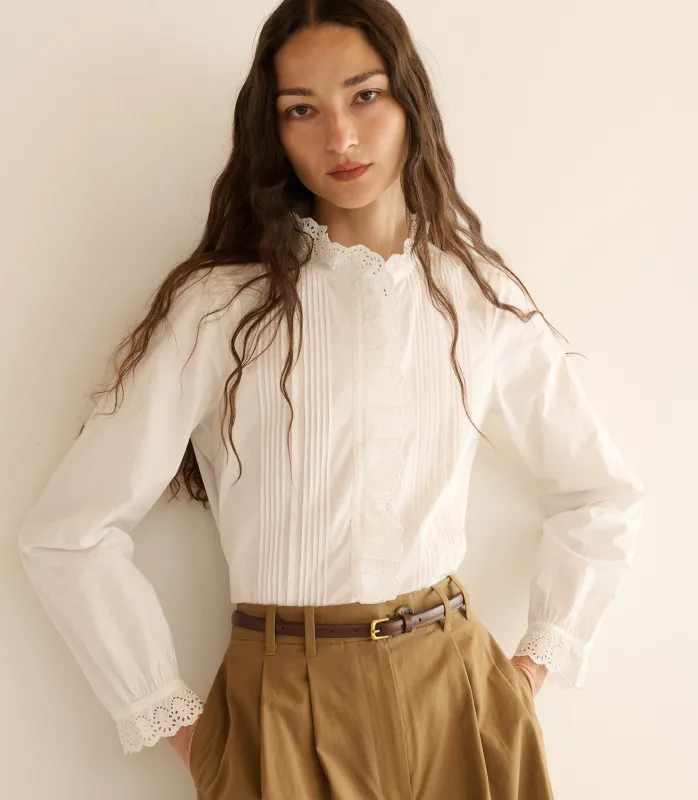 LEANDRA TOP -- SALT sold by Doen