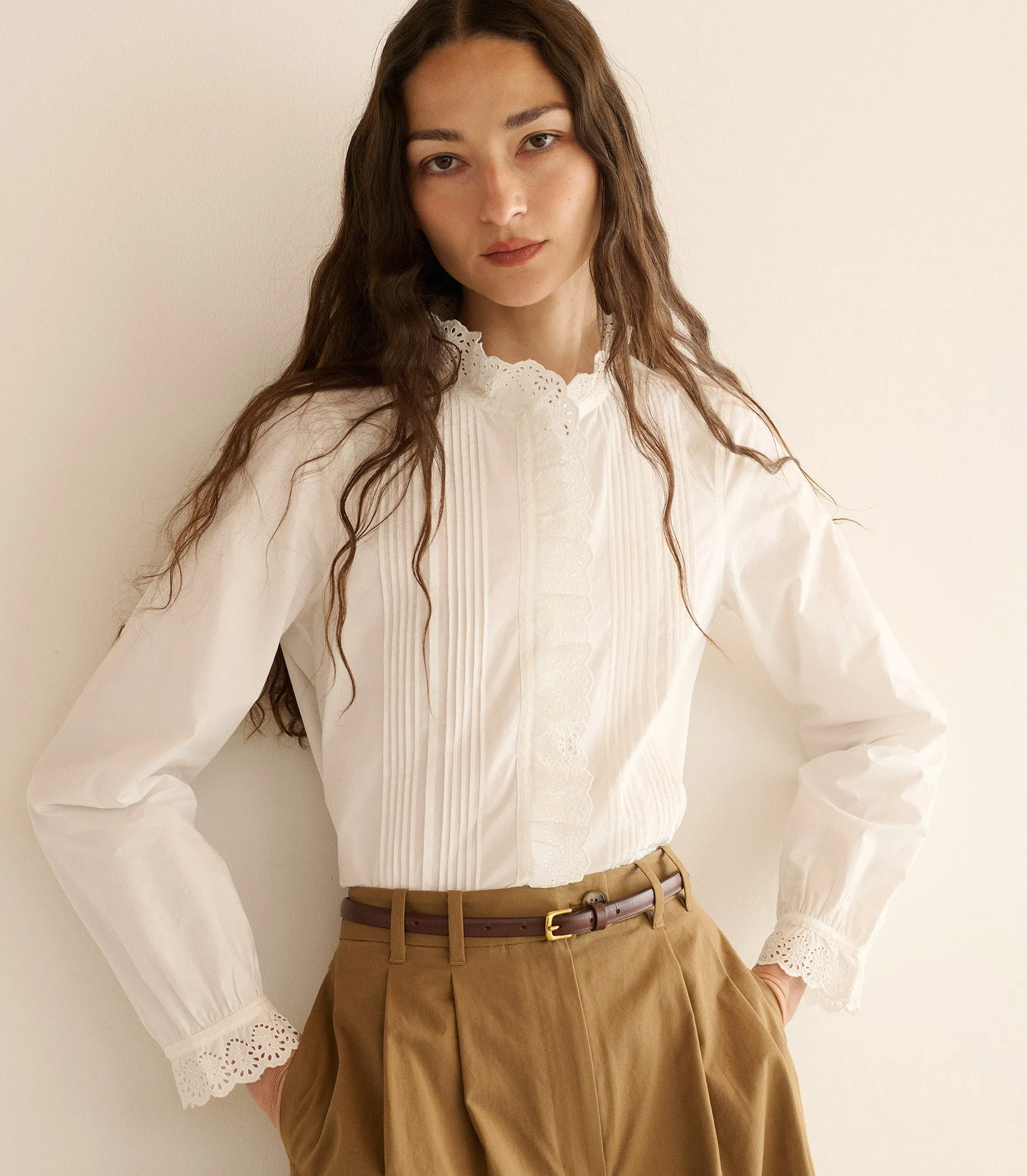 LEANDRA TOP -- SALT sold by Doen