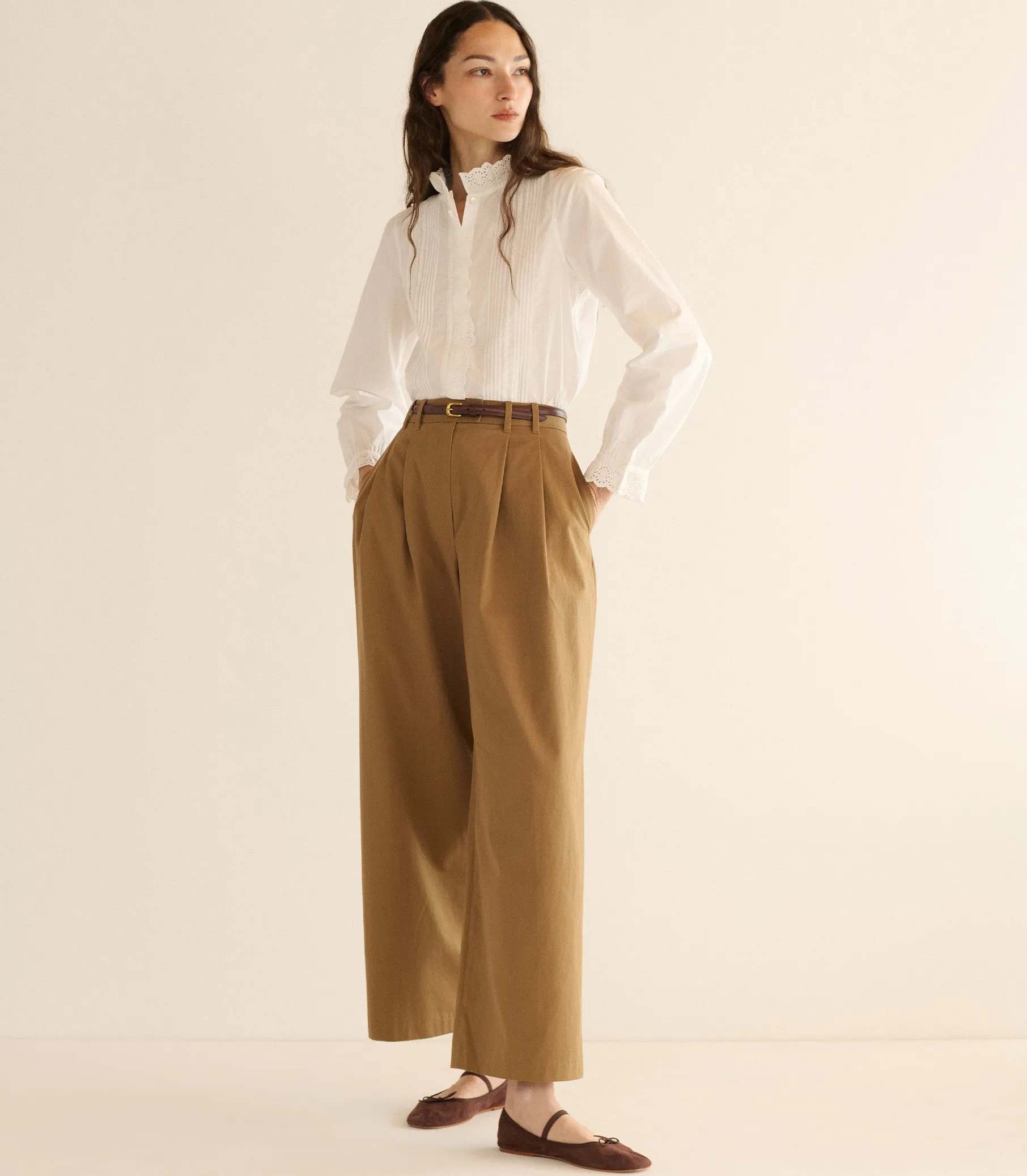 LEANDRA TOP -- SALT sold by Doen product image thumbnail 3