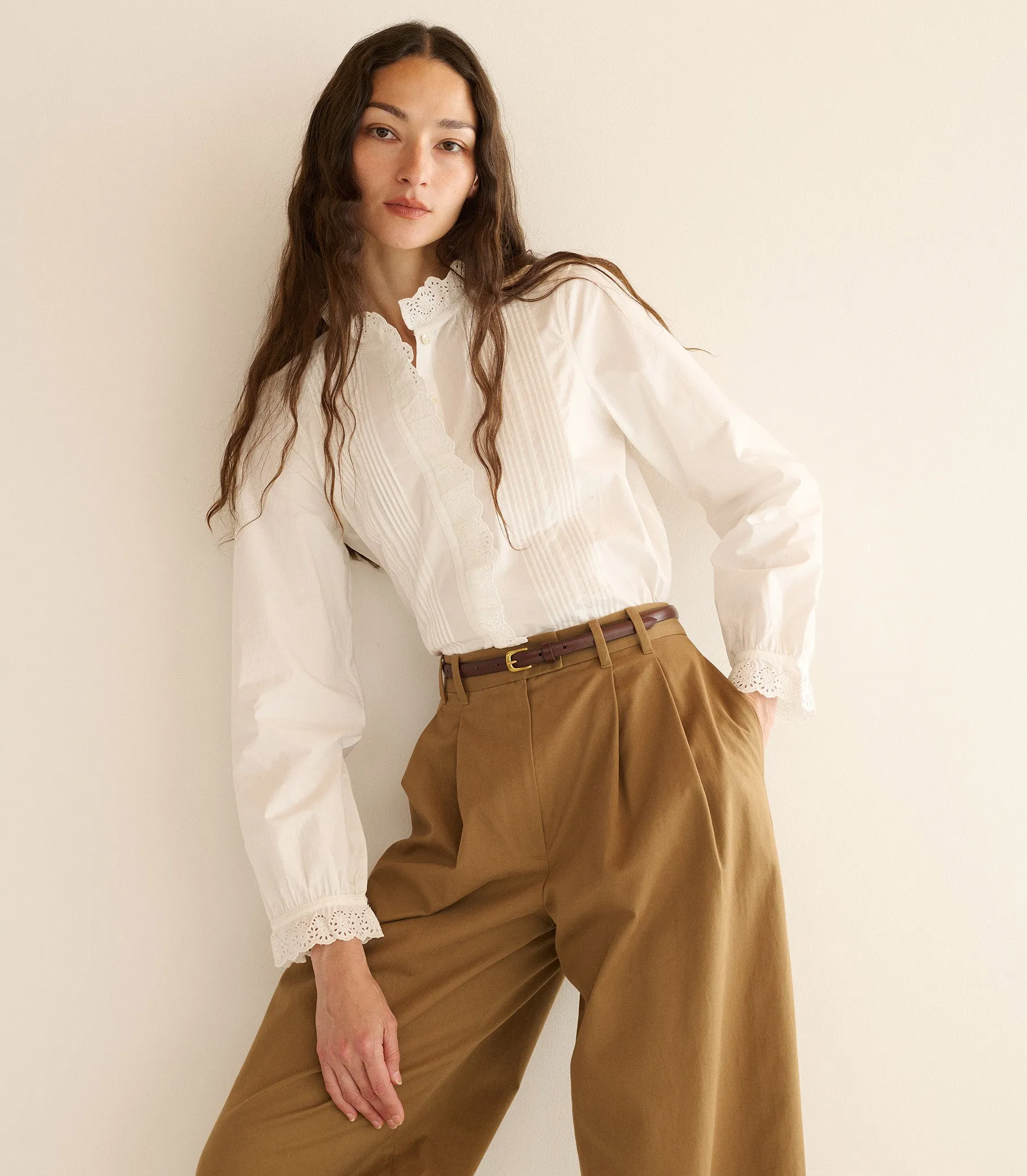 LEANDRA TOP -- SALT sold by Doen product image thumbnail 4
