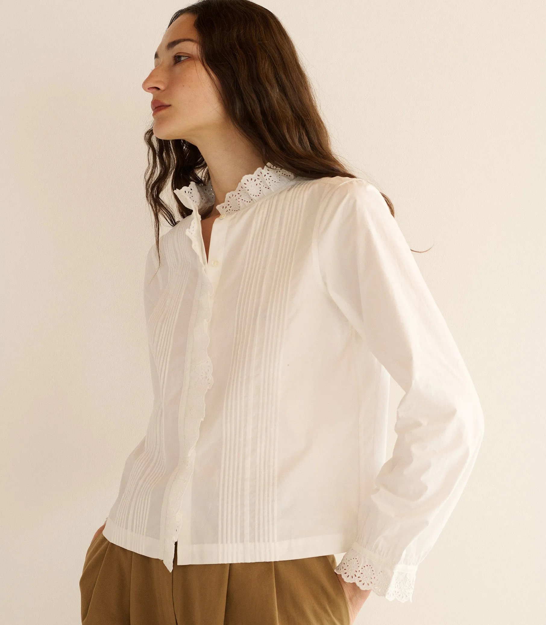 LEANDRA TOP -- SALT sold by Doen product image thumbnail 5