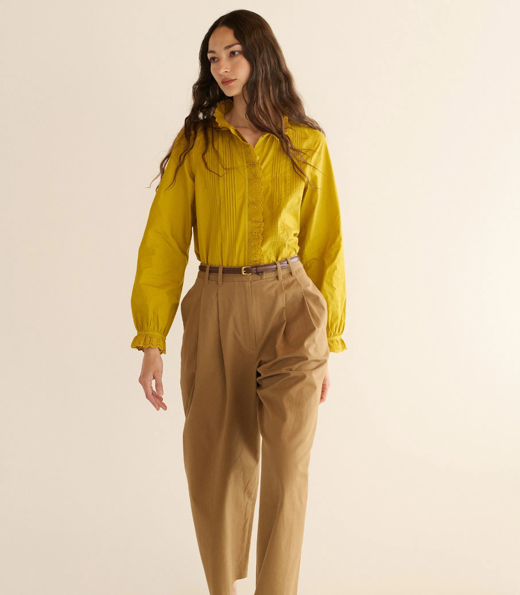 LEANDRA TOP -- OAKMOSS sold by Doen product image thumbnail 4