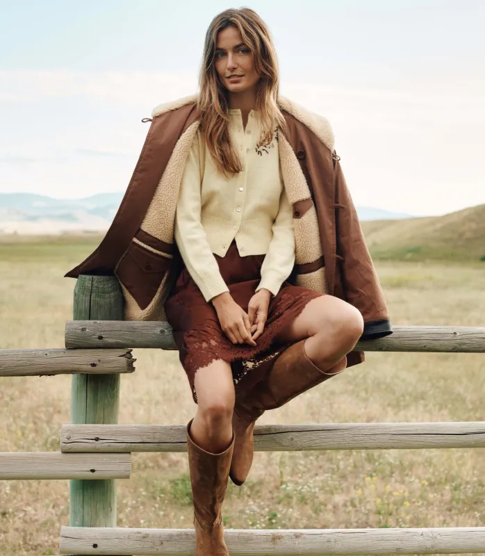 VAIL JACKET -- TRUFFLE BROWN sold by Doen