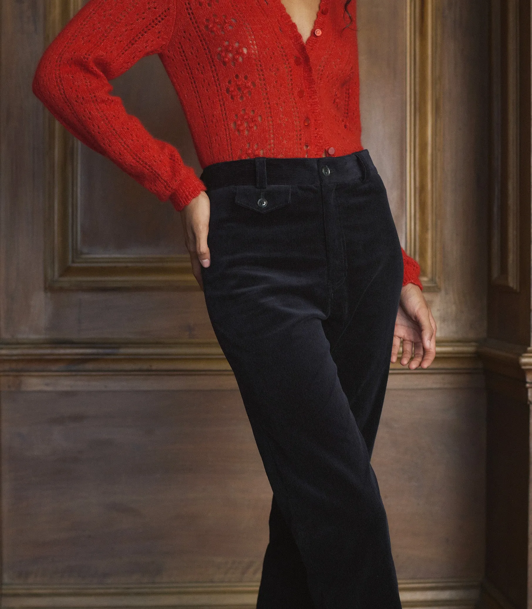 NADINE PANT -- BLACK sold by Doen product image thumbnail 3