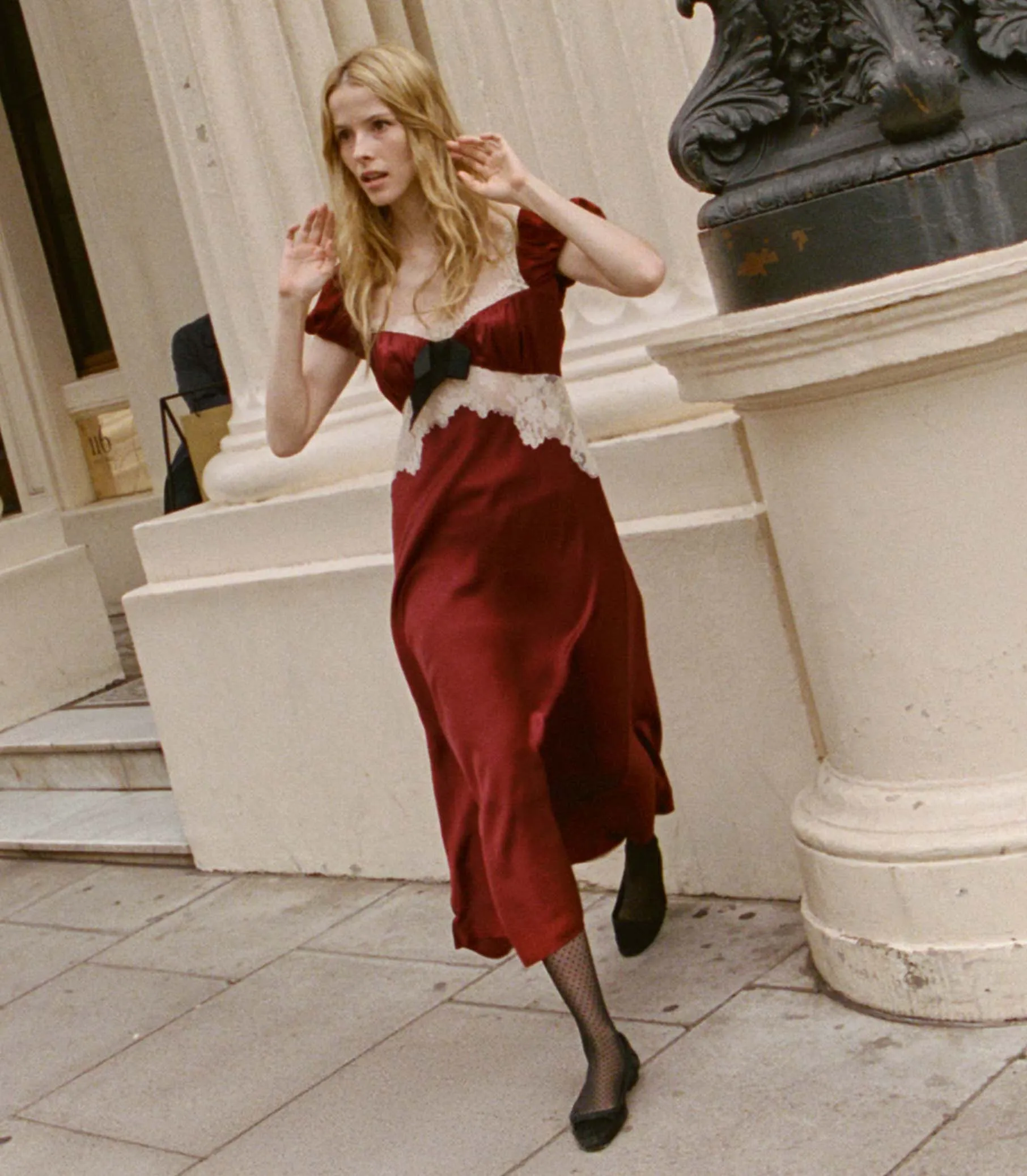 VEDA DRESS -- ELDERBERRY sold by Doen product image thumbnail 5