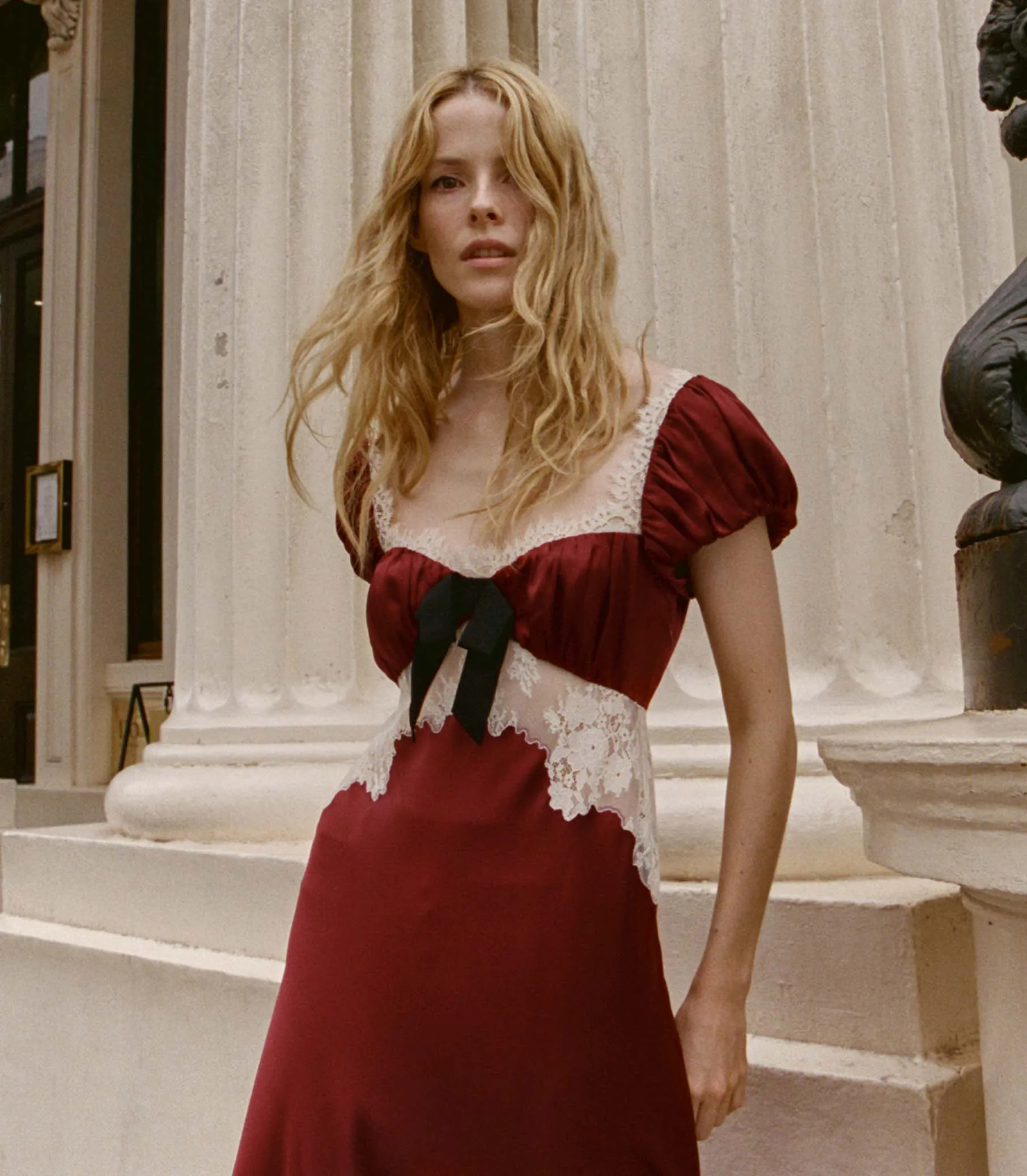 VEDA DRESS -- ELDERBERRY sold by Doen product image thumbnail 2