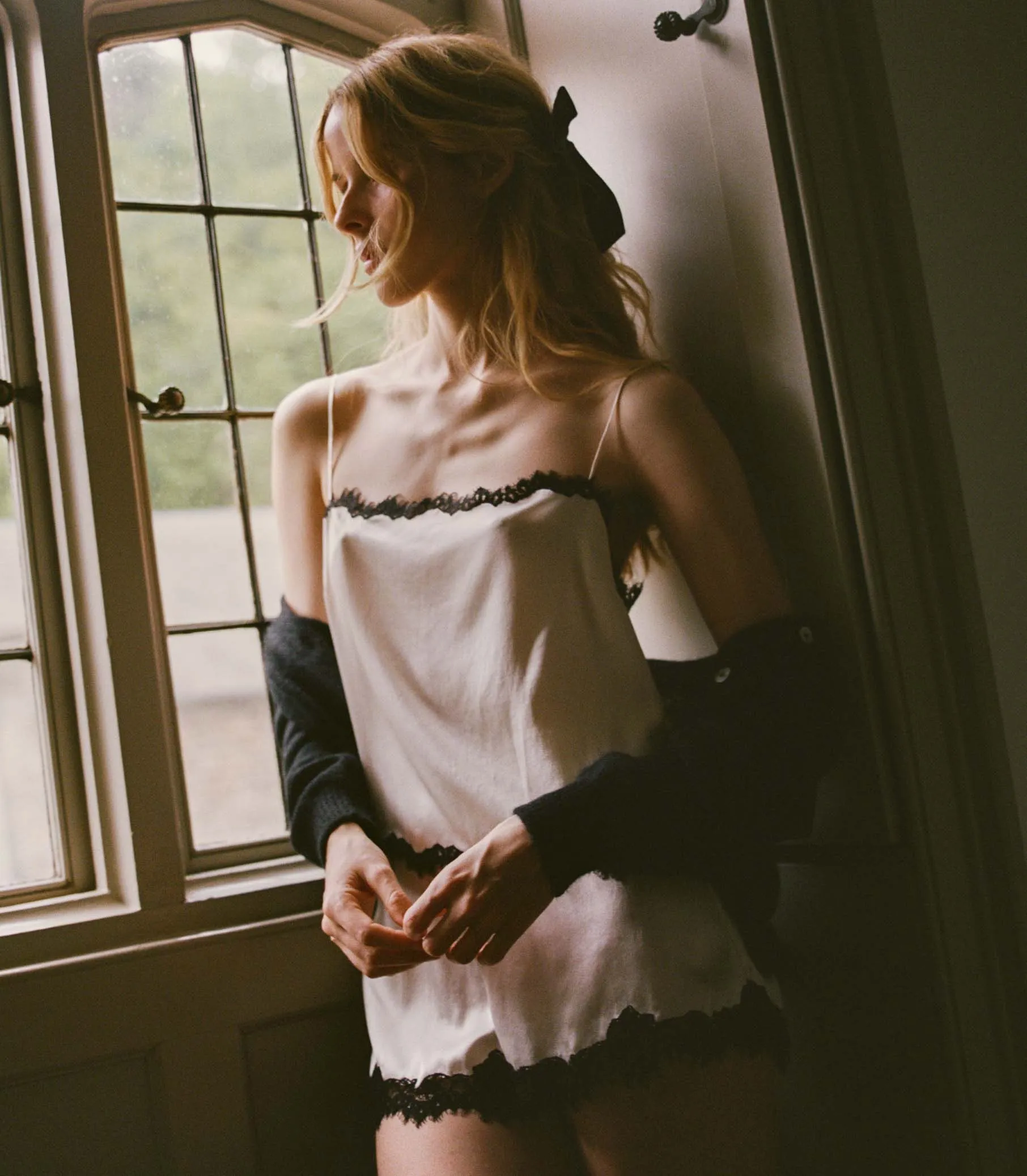 LOURE TOP -- SEA SALT ET NOIR sold by Doen product image thumbnail 3