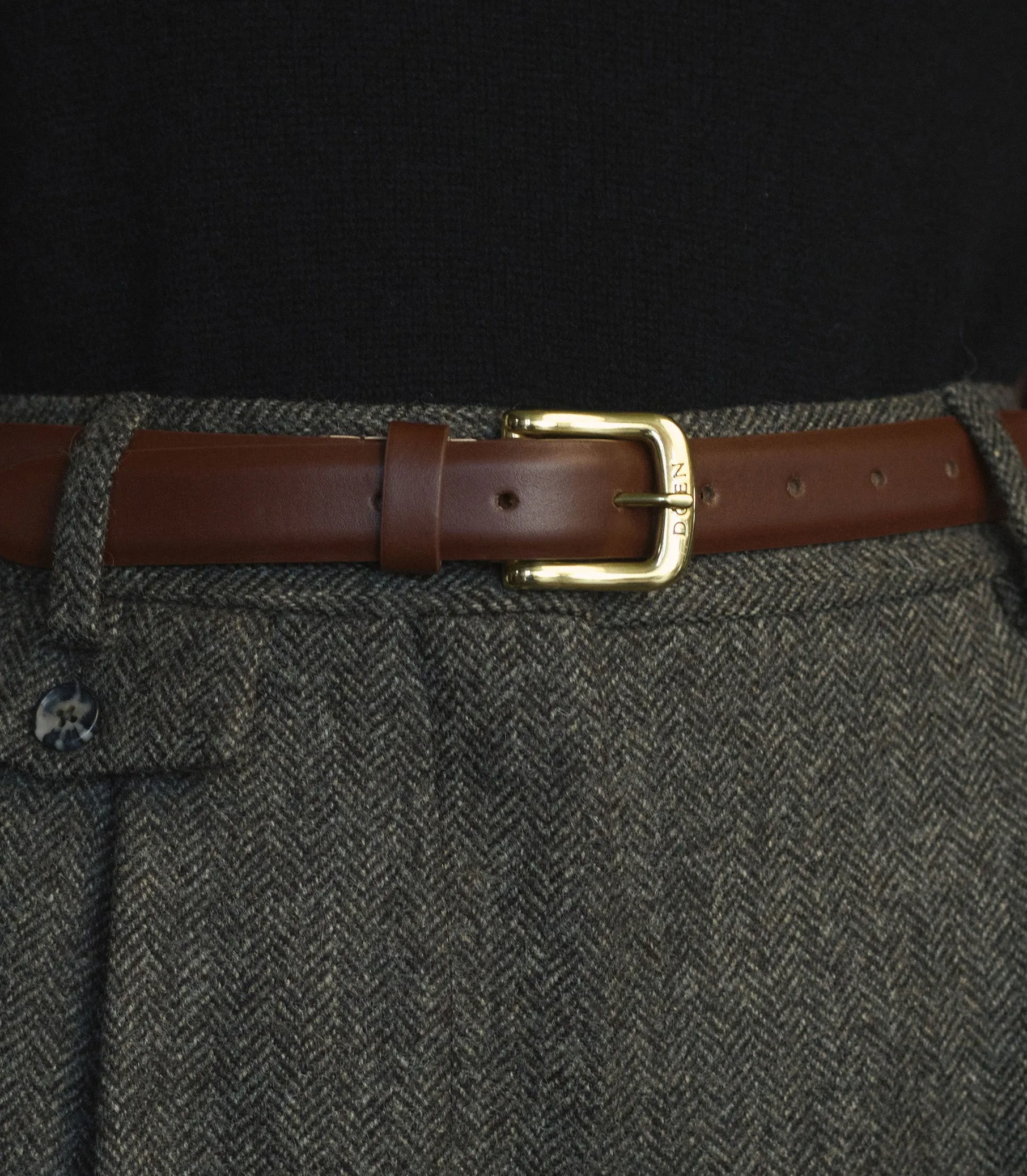 COLT BELT -- MARRONE BOX CALF sold by Doen product image thumbnail 2