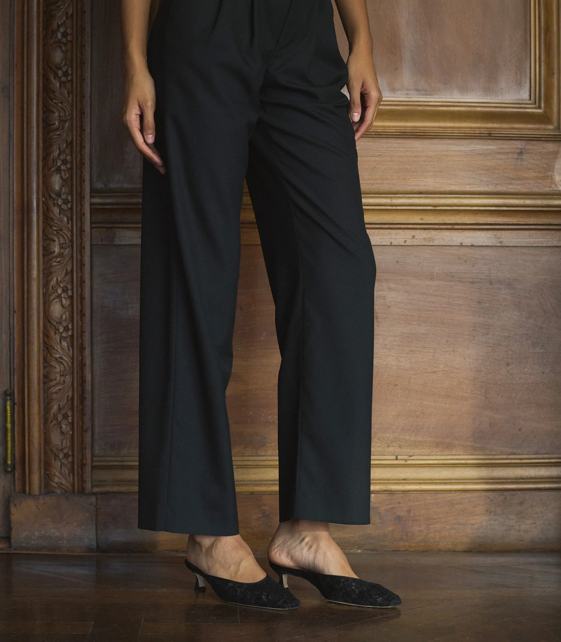 LUMA HEEL -- BLACK LACE sold by Doen product image thumbnail 4