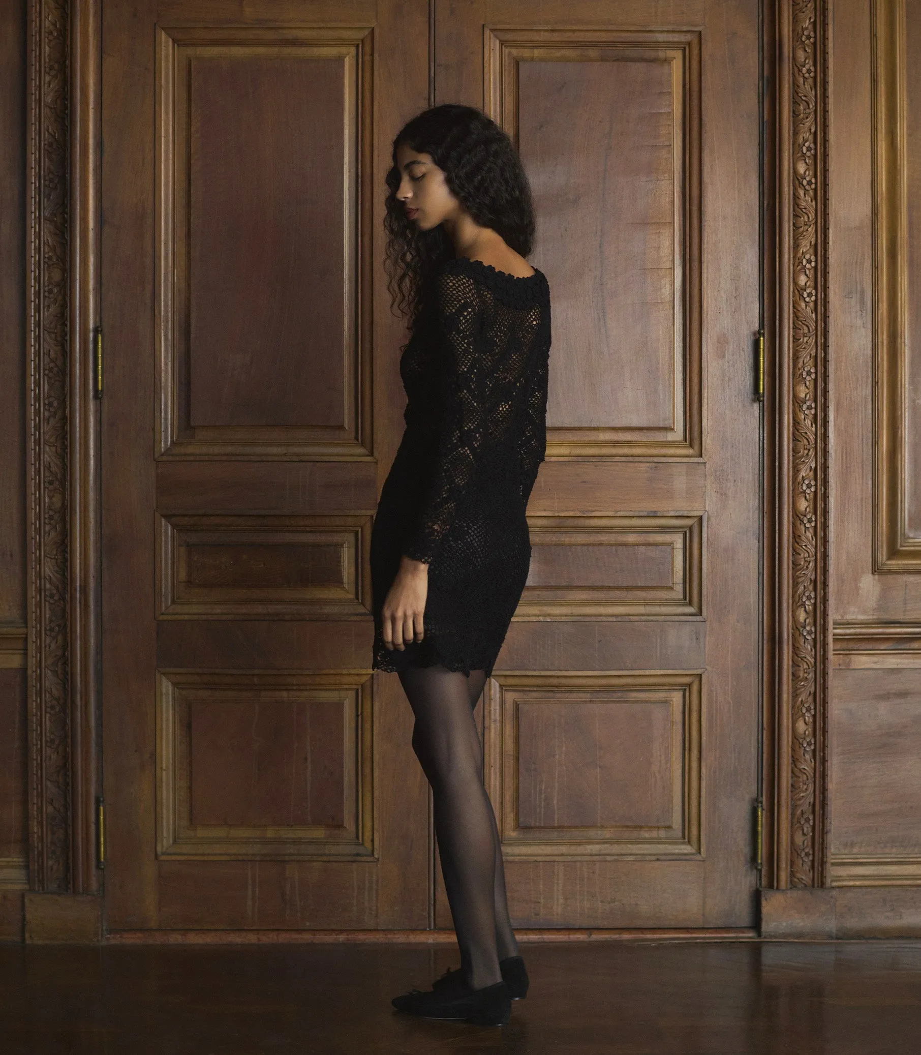 HYACINTHE DRESS -- BLACK sold by Doen product image thumbnail 5