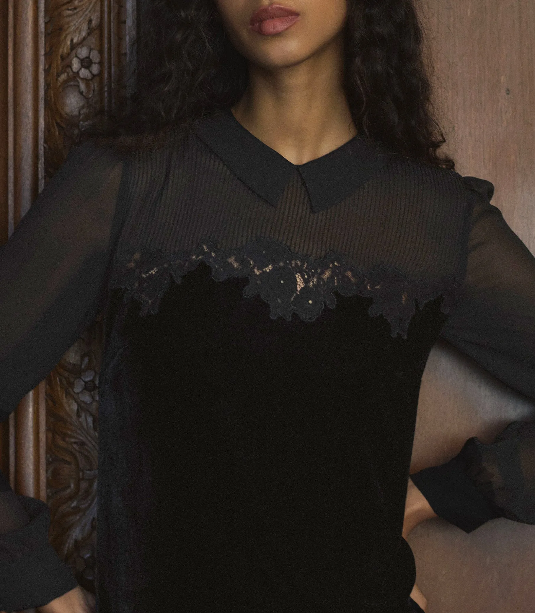 MADELYNNE DRESS -- BLACK sold by Doen product image thumbnail 2