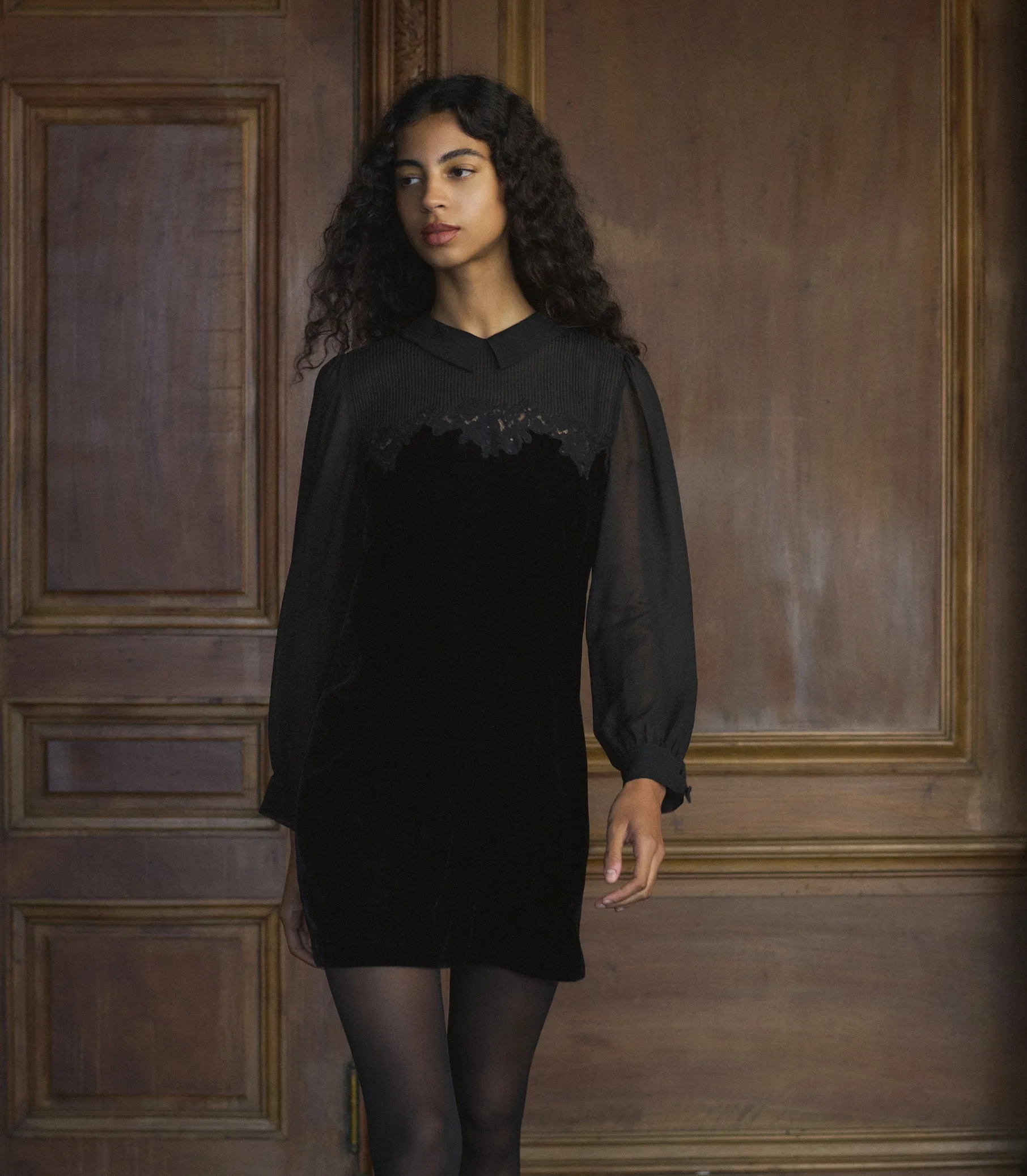 MADELYNNE DRESS -- BLACK sold by Doen product image thumbnail 3