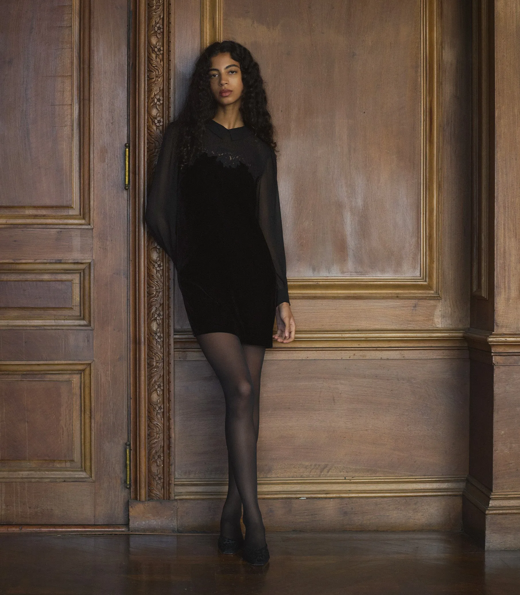 MADELYNNE DRESS -- BLACK sold by Doen product image thumbnail 4