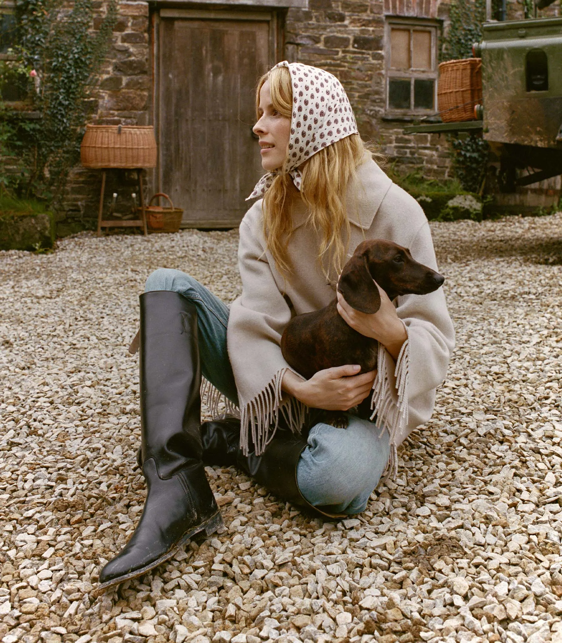 GERMAIN FRINGE COAT -- BUTTER CREAM sold by Doen product image thumbnail 2