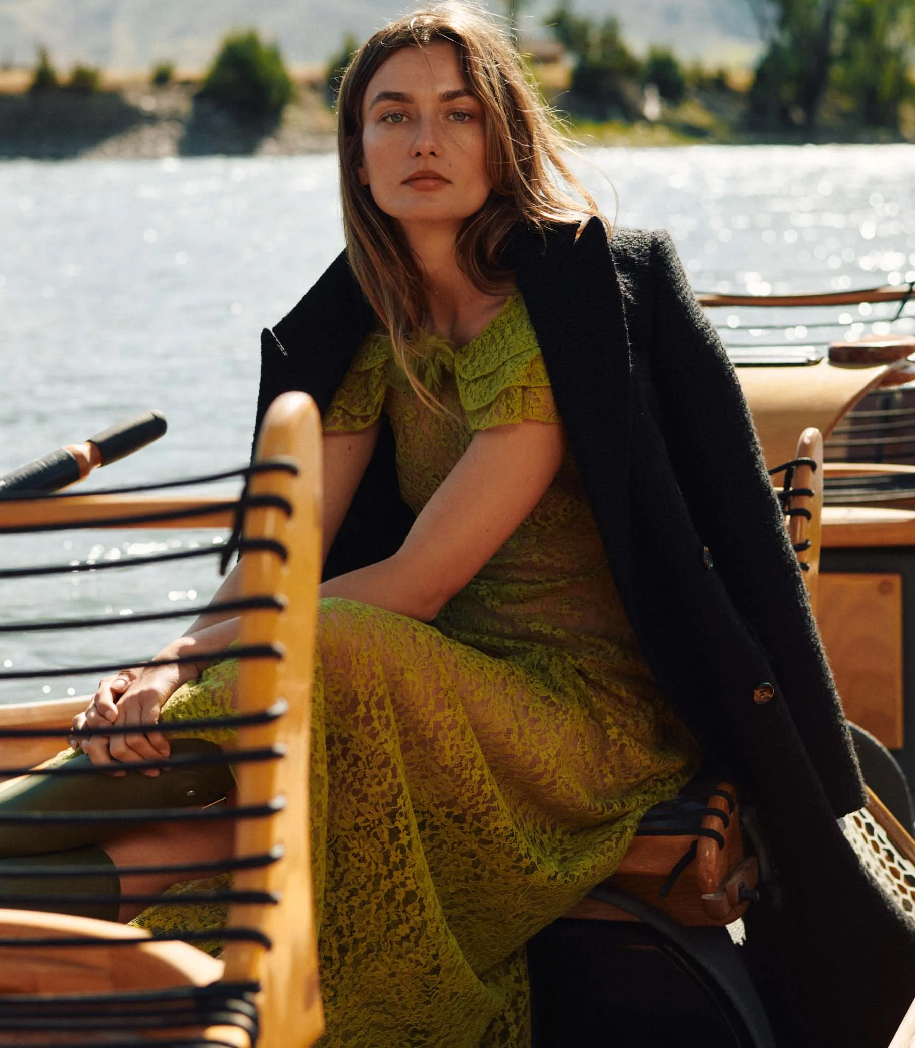 WILHELMINA COAT -- BLACK sold by Doen product image thumbnail 5