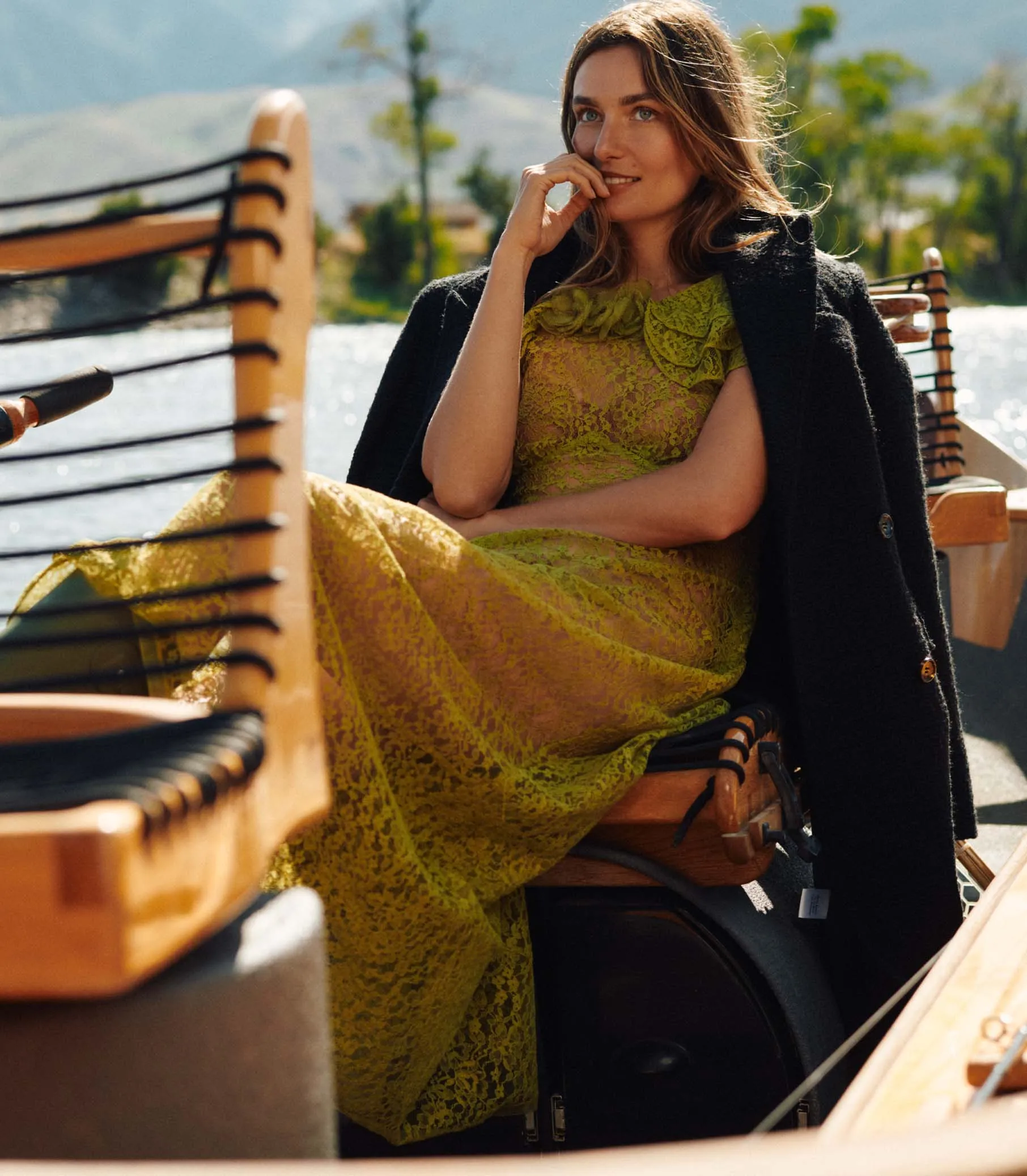 WILHELMINA COAT -- BLACK sold by Doen product image thumbnail 4