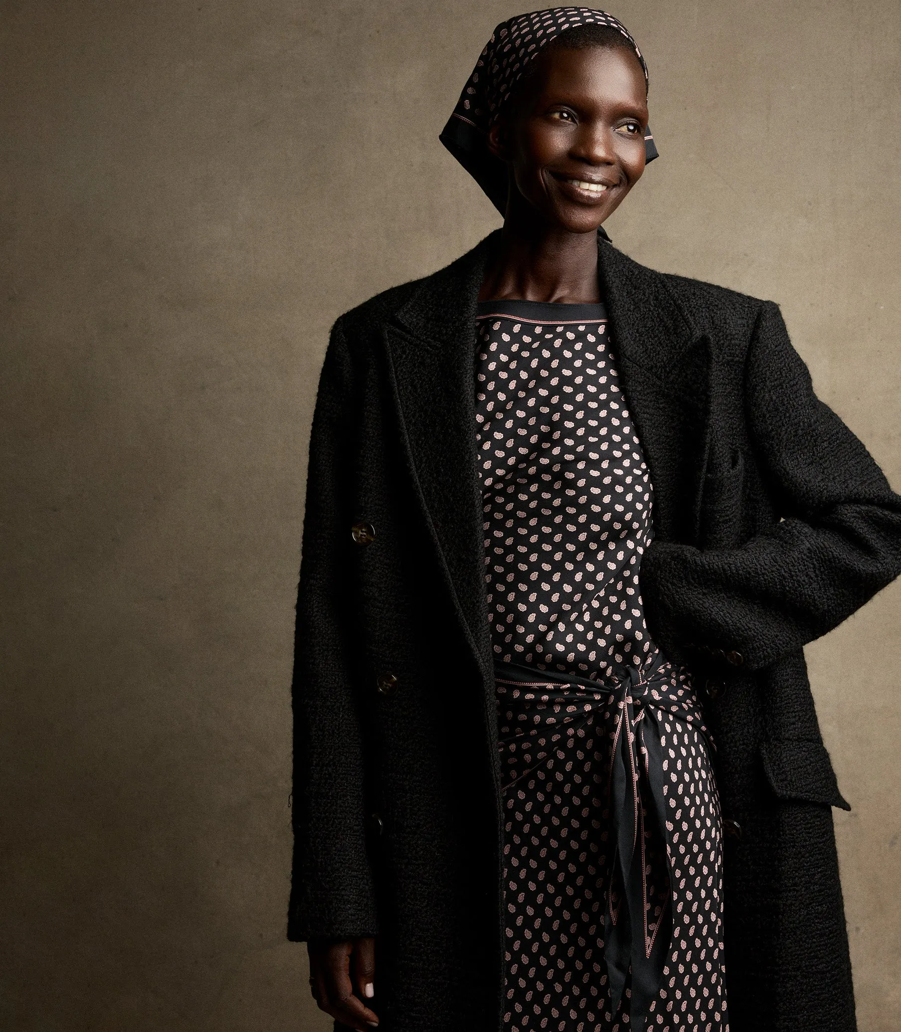 WILHELMINA COAT -- BLACK sold by Doen product image thumbnail 3