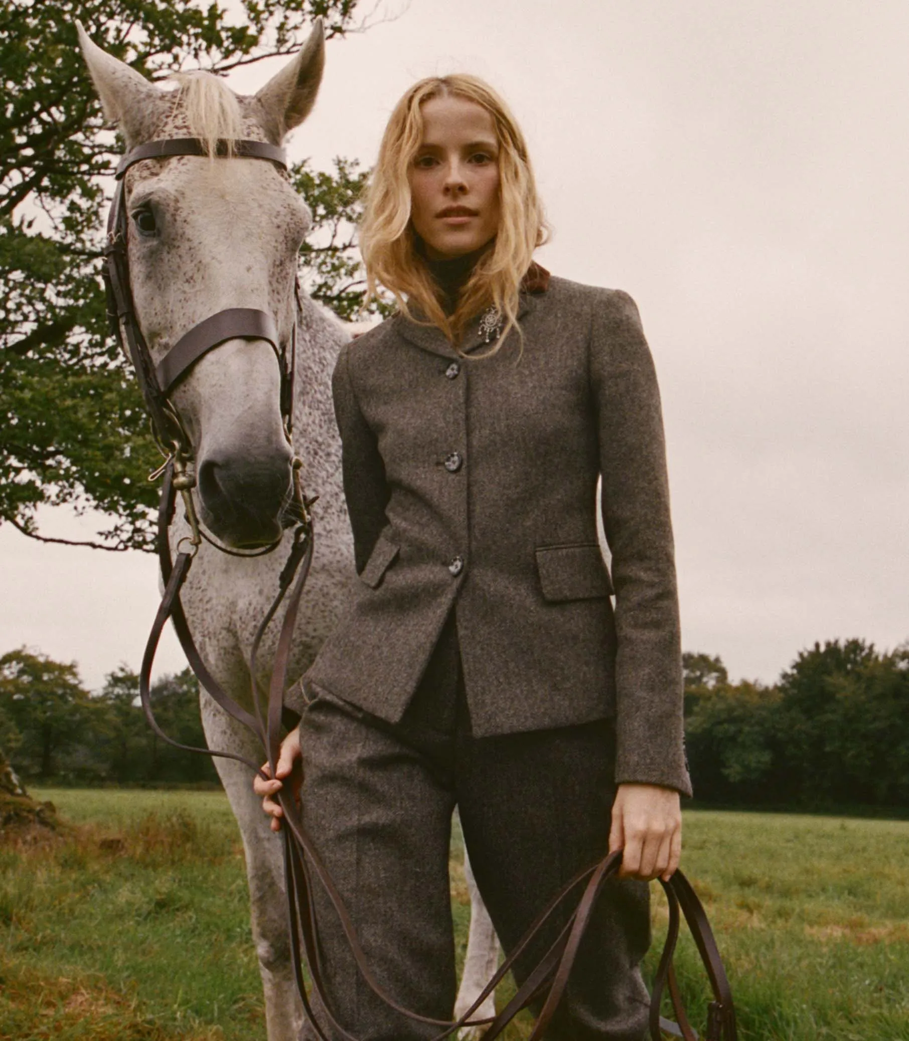 LENNON BLAZER -- ENGLISH HERRINGBONE sold by Doen