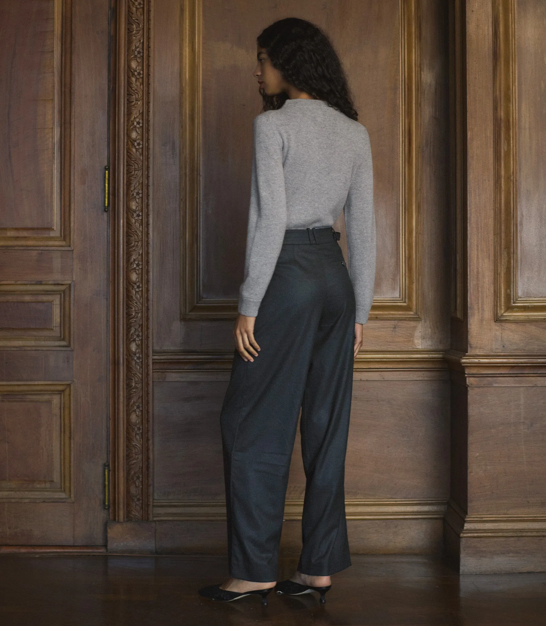 GRIFFIN PANT -- DARK CHARCOAL sold by Doen product image thumbnail 5