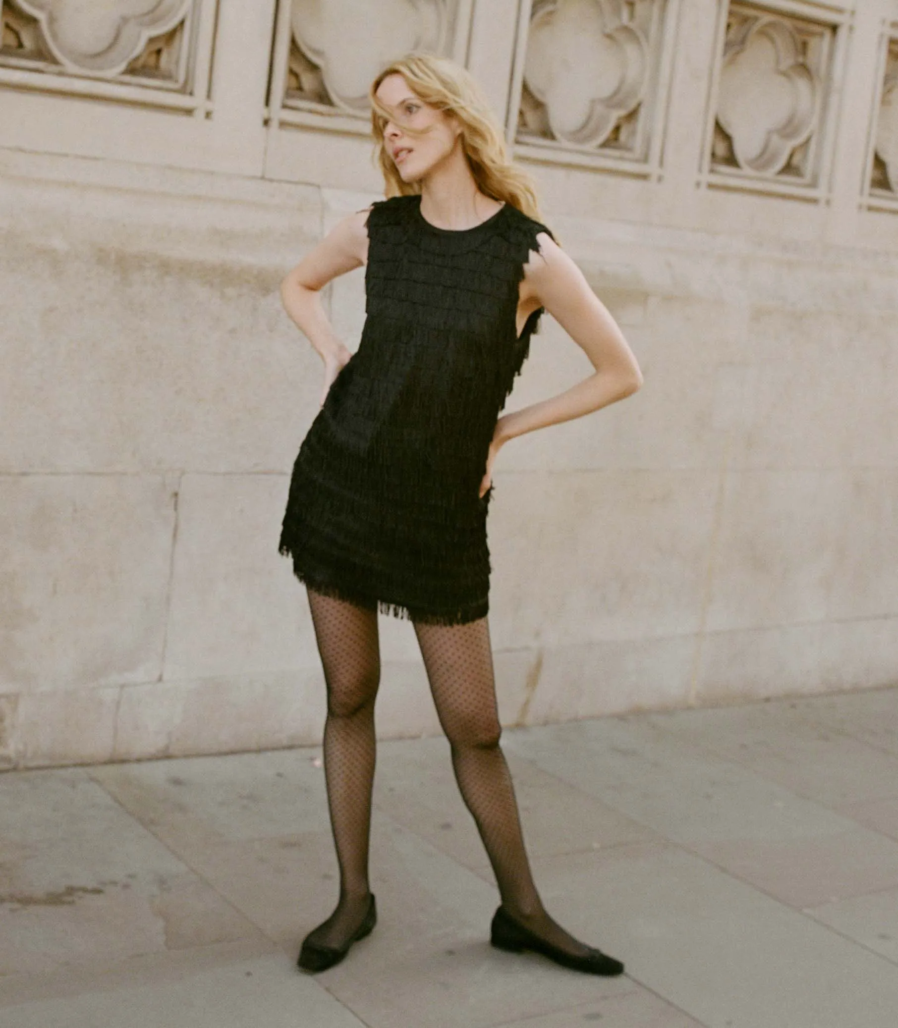 SOIRÉE TUNIC TOP -- BLACK sold by Doen product image thumbnail 3