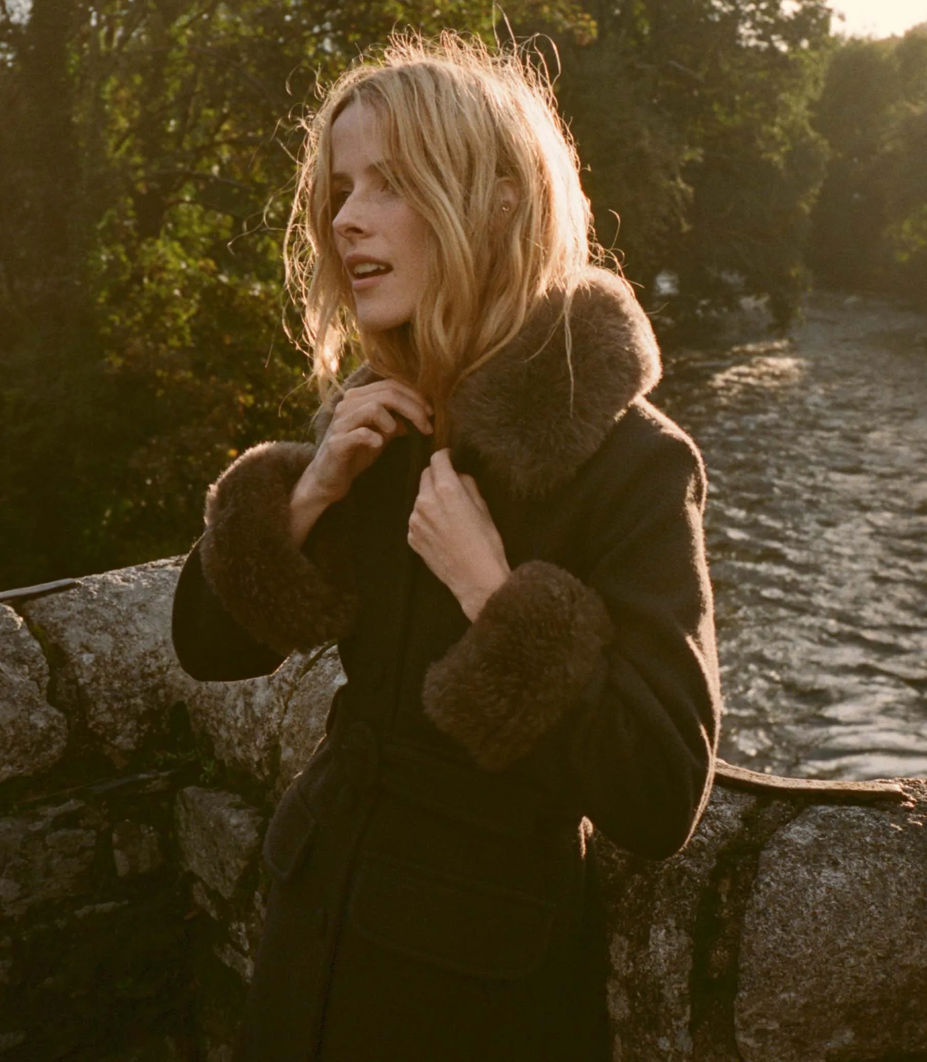 FARROW COAT -- CHOCOLATE sold by Doen product image thumbnail 4
