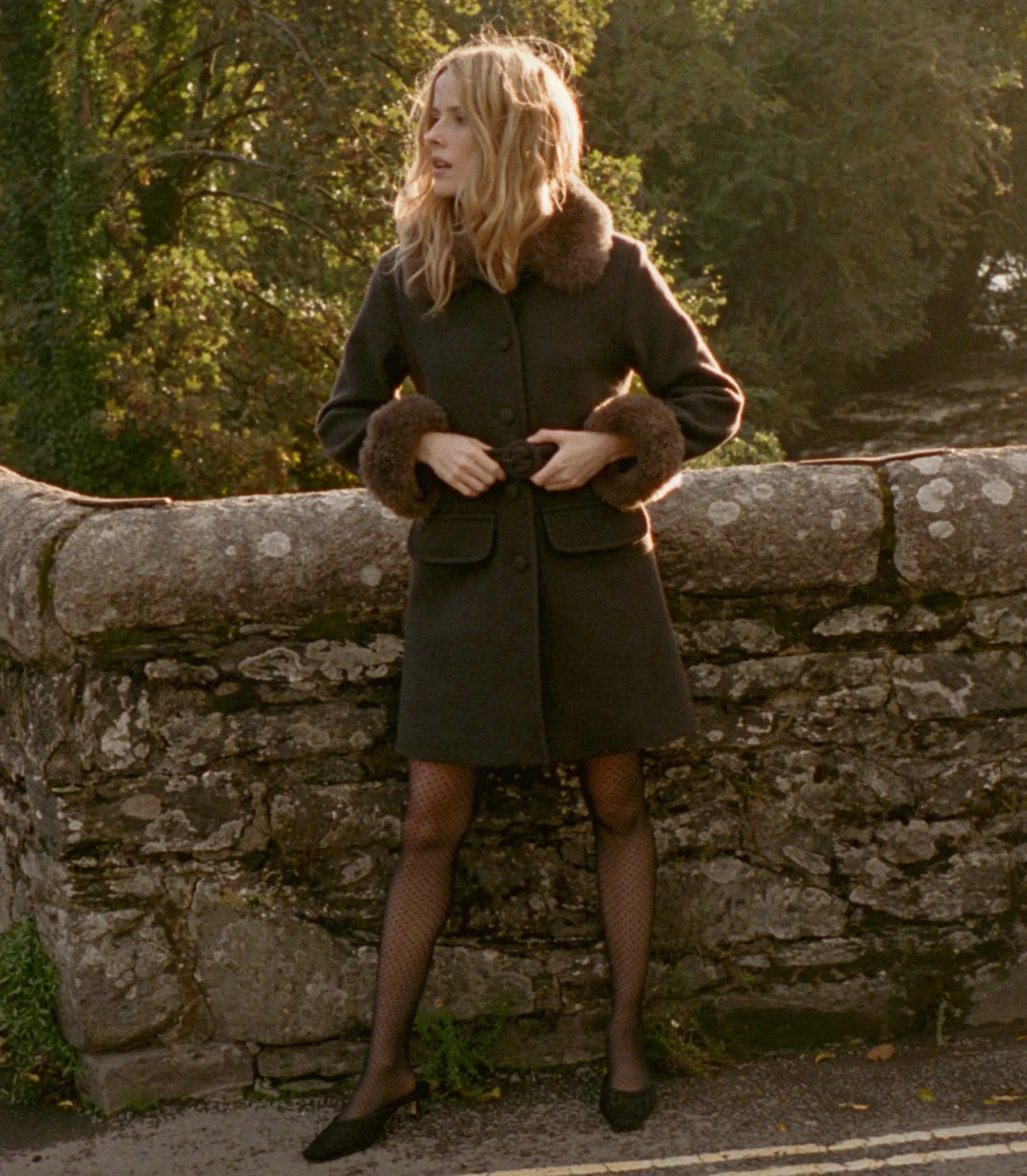 FARROW COAT -- CHOCOLATE sold by Doen