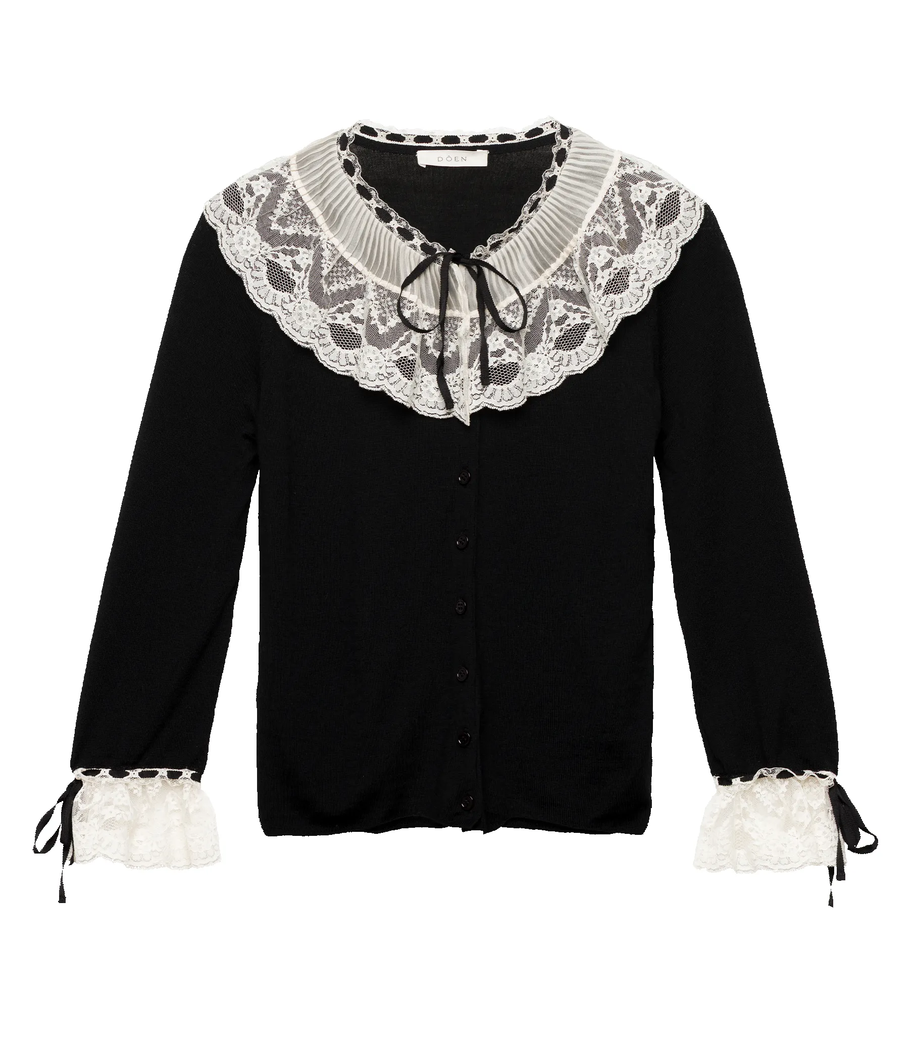 EMILIENNE CARDIGAN -- BLACK sold by Doen product image thumbnail 5