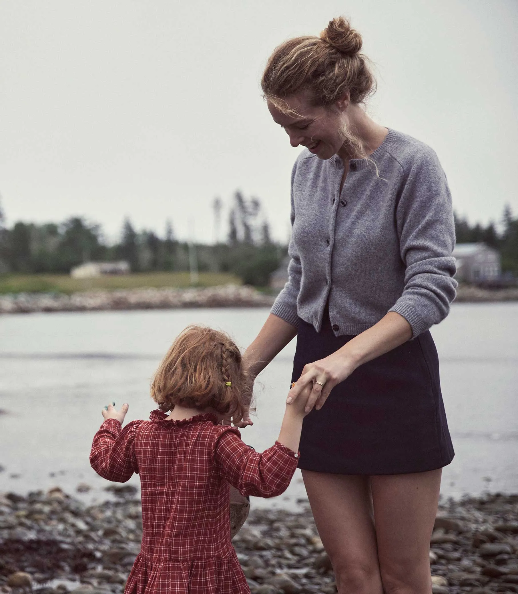 HMD -- ASHFORD CARDIGAN -- PEBBLE GREY sold by Doen product image thumbnail 4