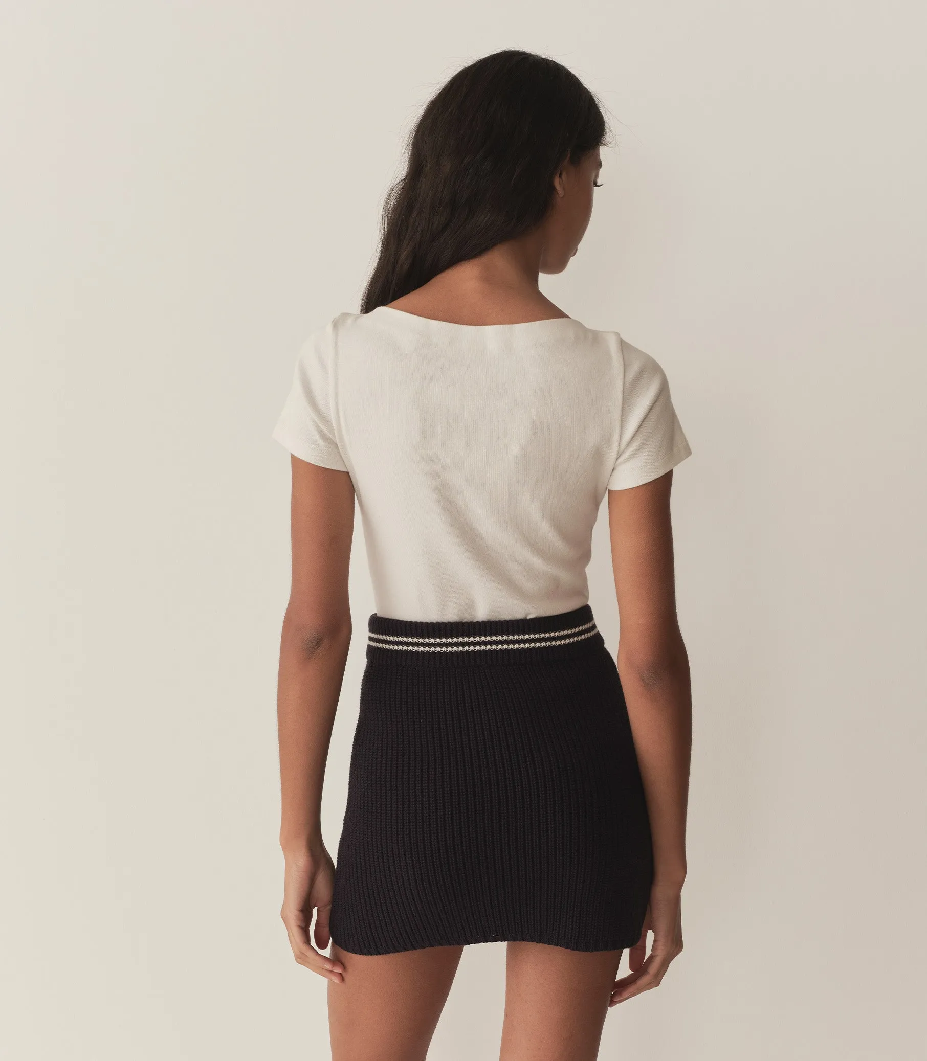 HMD -- SEYMOUR SKIRT -- DEEP NAVY sold by Doen product image thumbnail 3