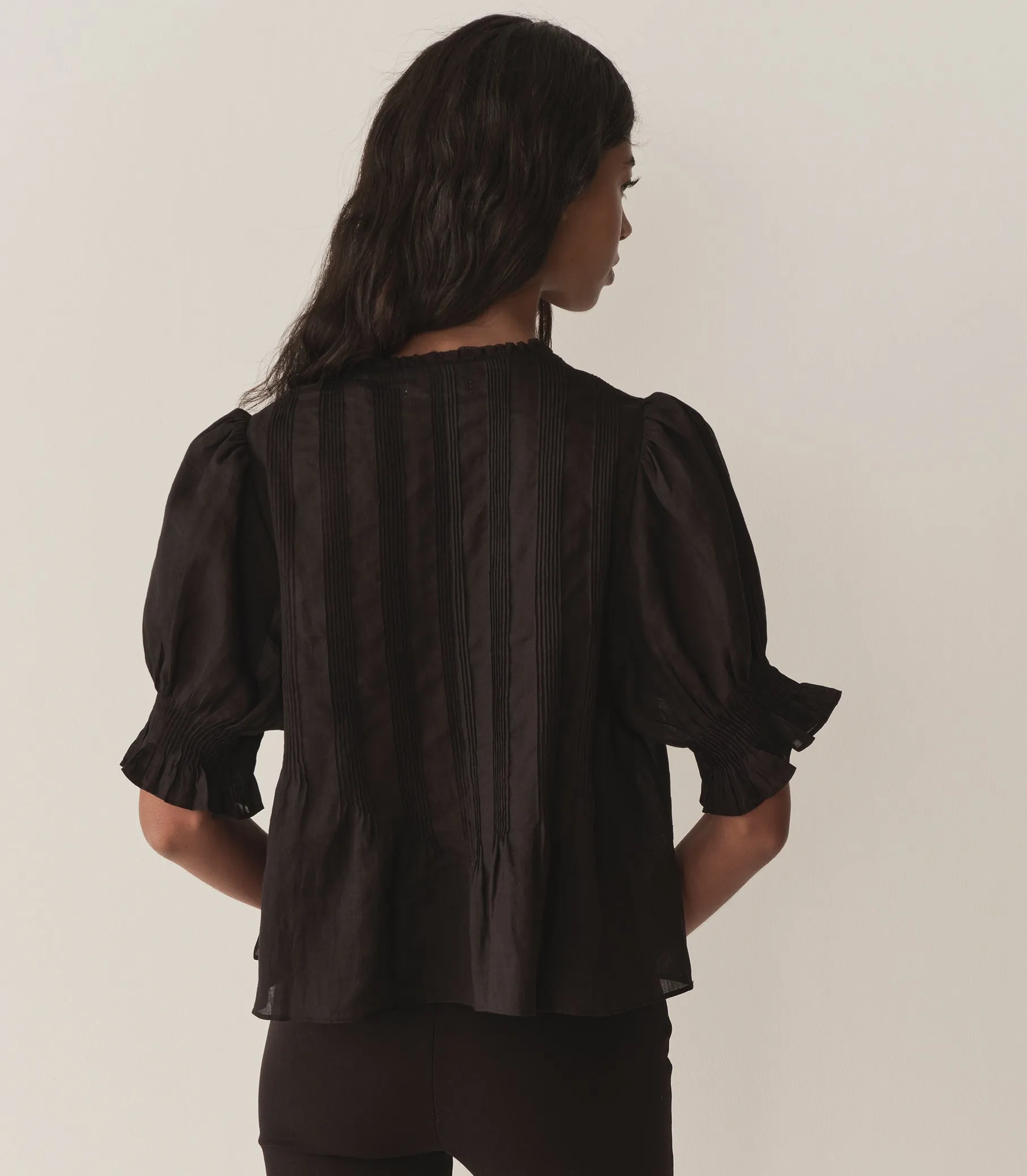 HMD -- KARLIE TOP -- BLACK sold by Doen product image thumbnail 3
