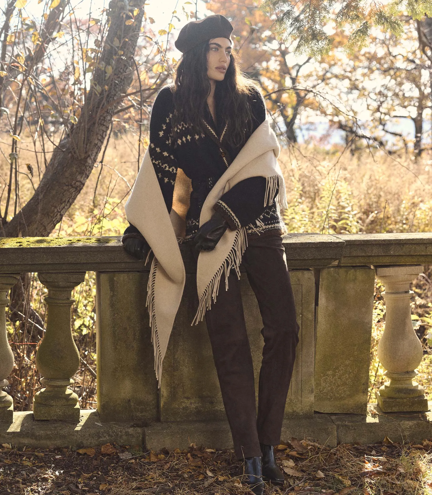 ROUEN PASHMINA -- CREAM sold by Doen