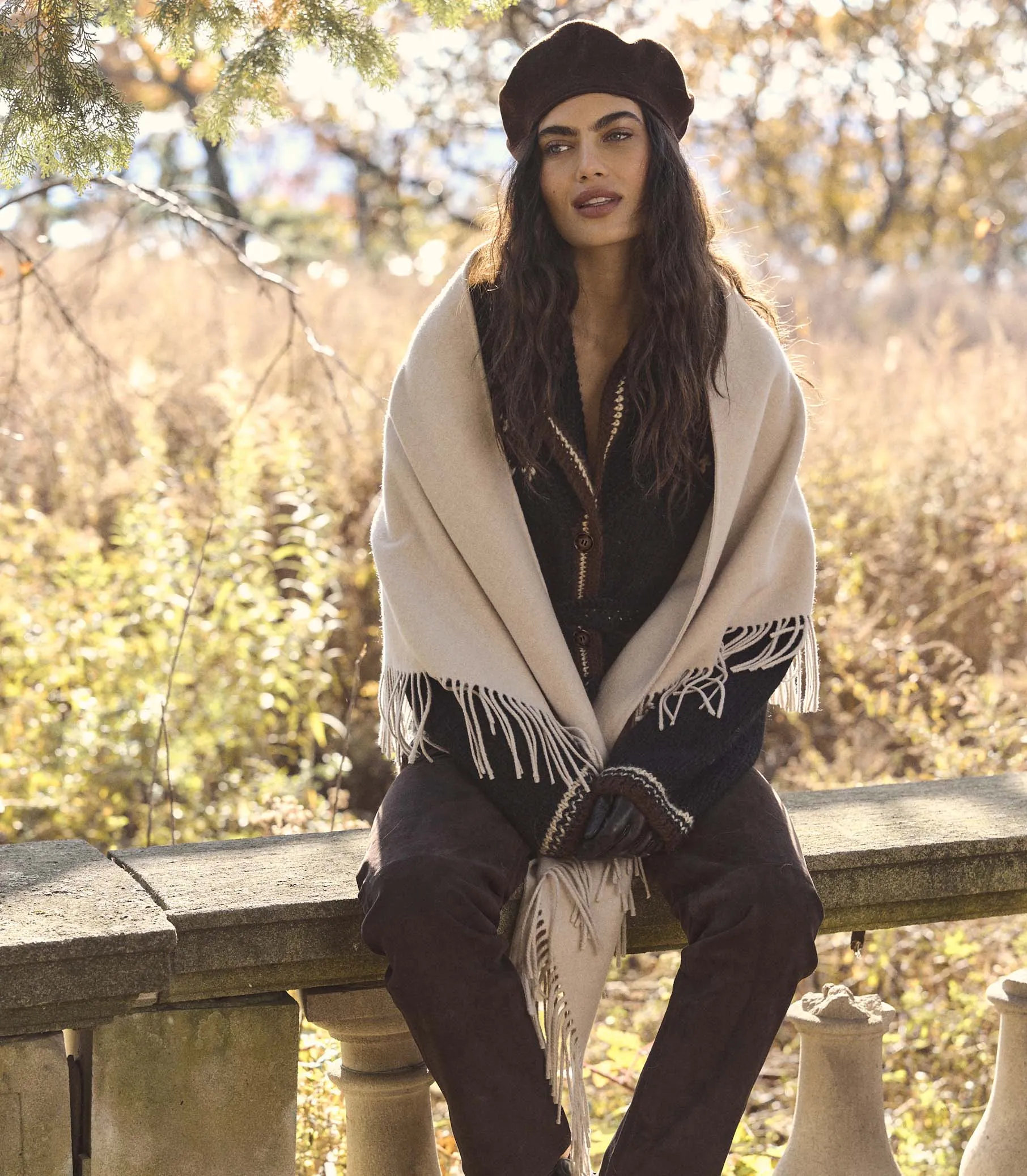 ROUEN PASHMINA -- CREAM sold by Doen product image thumbnail 3
