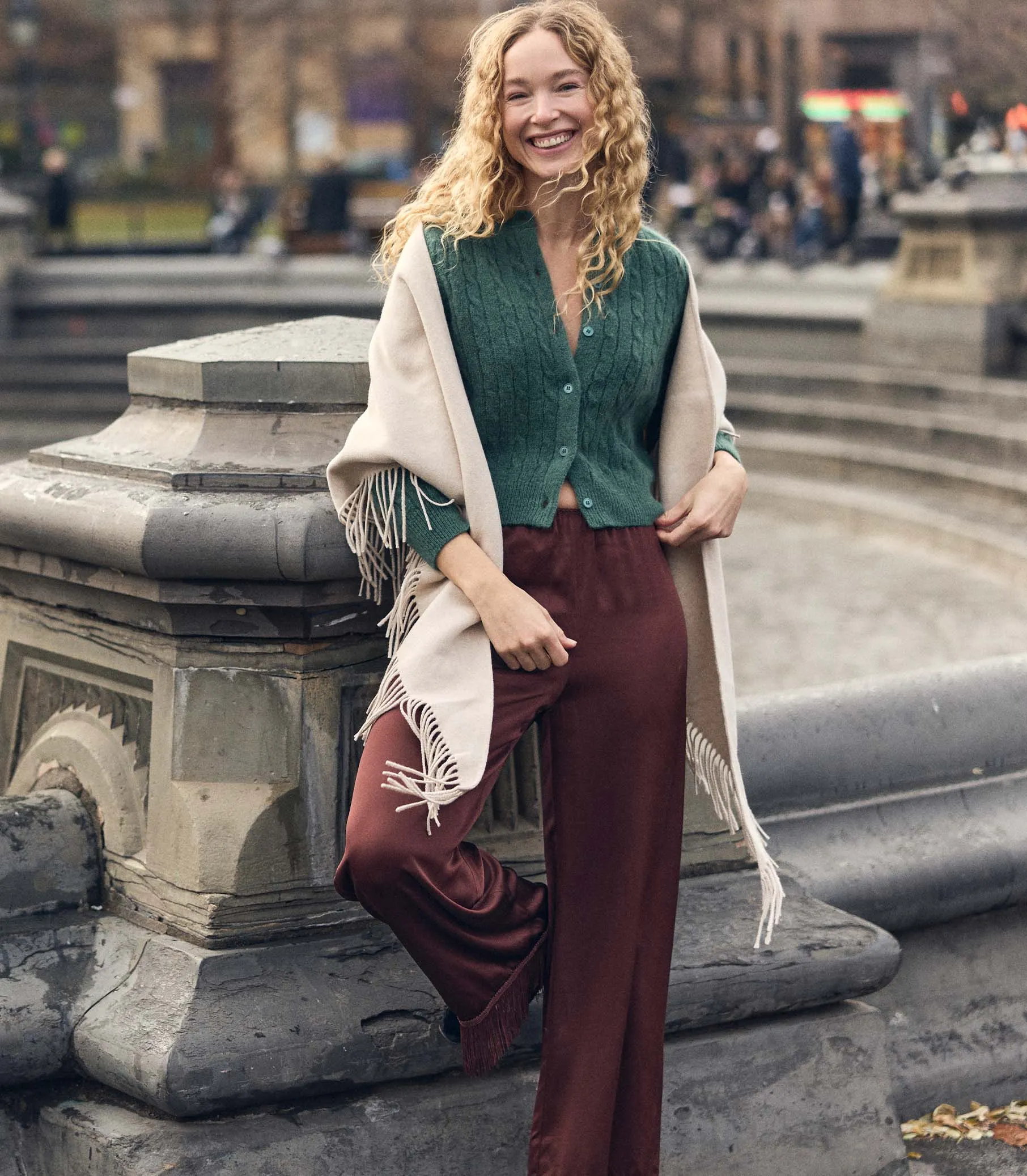 PENROSE CARDIGAN -- SPRUCE sold by Doen product image thumbnail 4