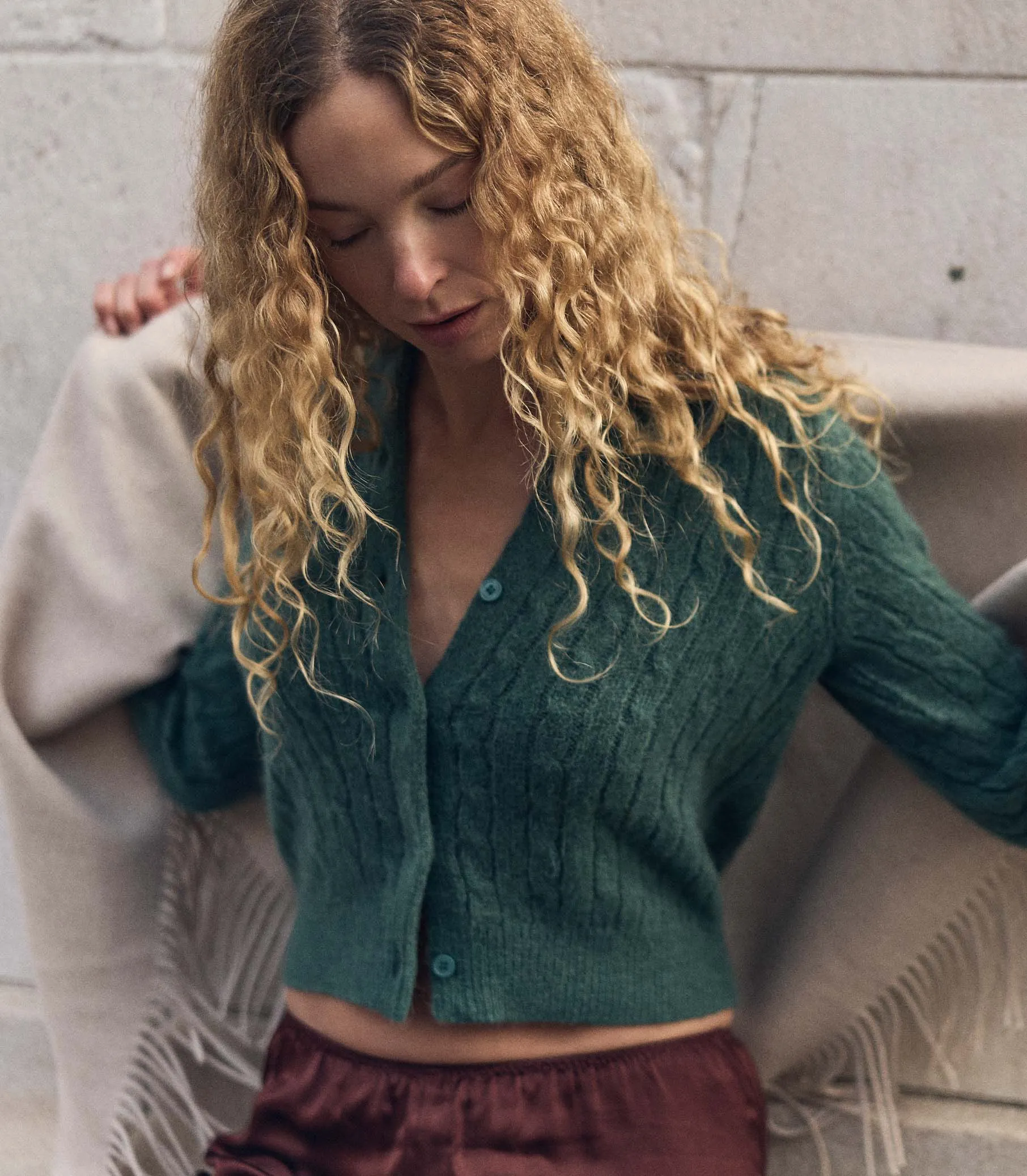 PENROSE CARDIGAN -- SPRUCE sold by Doen product image thumbnail 2